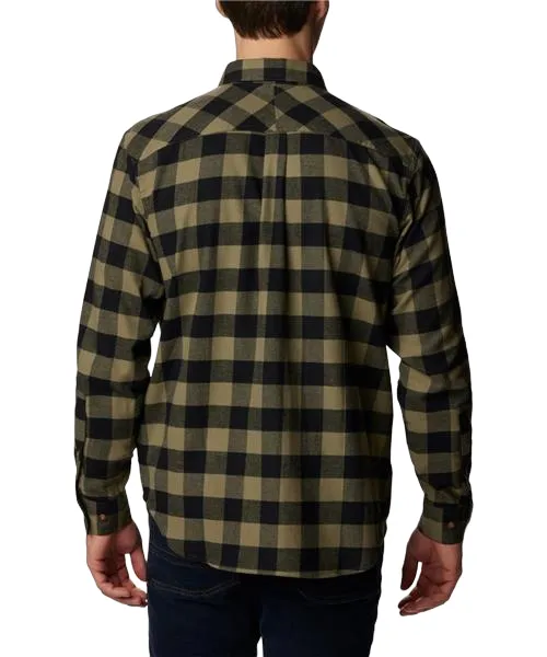 Flare Gun Stretch Flannel Stone Green