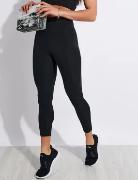 FLOAT High Waisted 7/8 Legging - Black