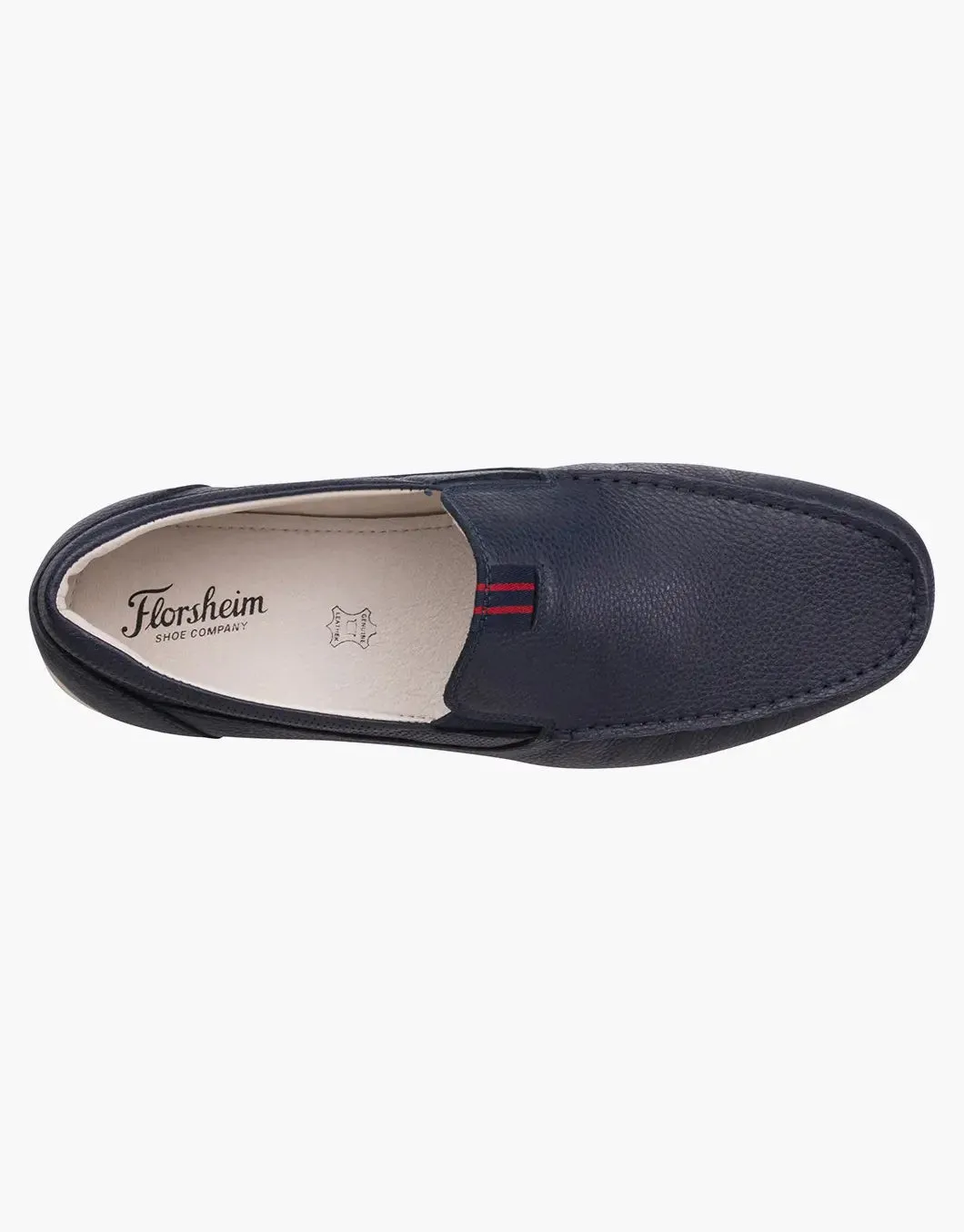 Florsheim Bermuda Navy Tumbled Slip On