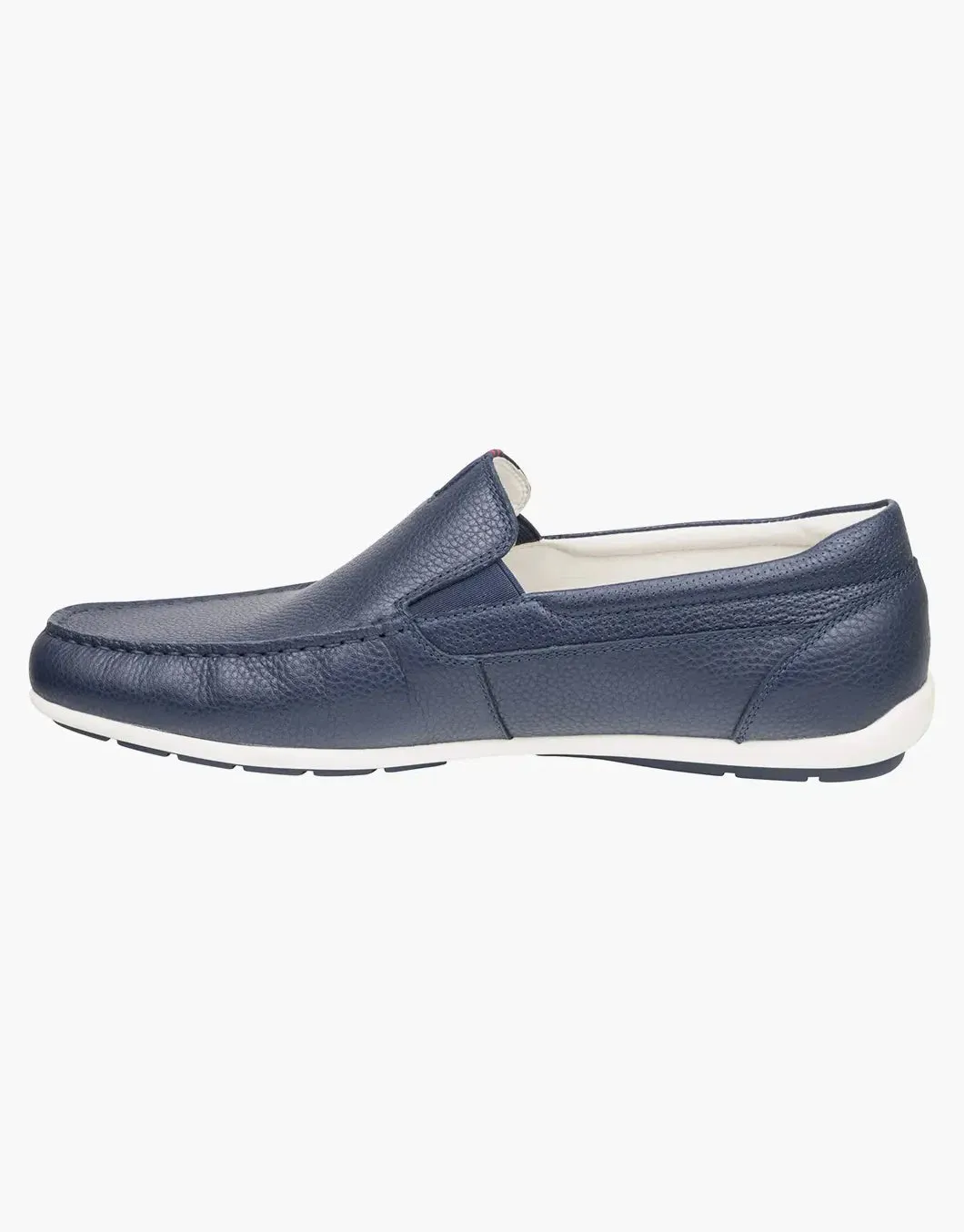 Florsheim Bermuda Navy Tumbled Slip On