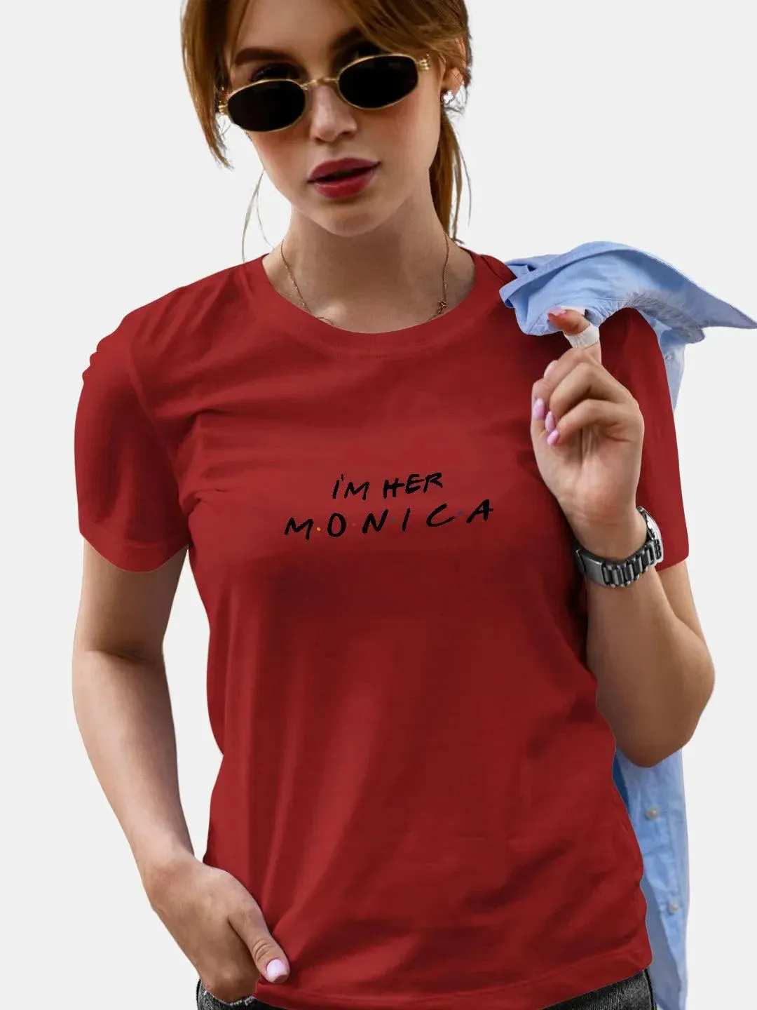 Friends Monica Women Tshirt (Select From Drop Down Menu) (No Cod Allowed On This Product)- Prepaid Orders Only