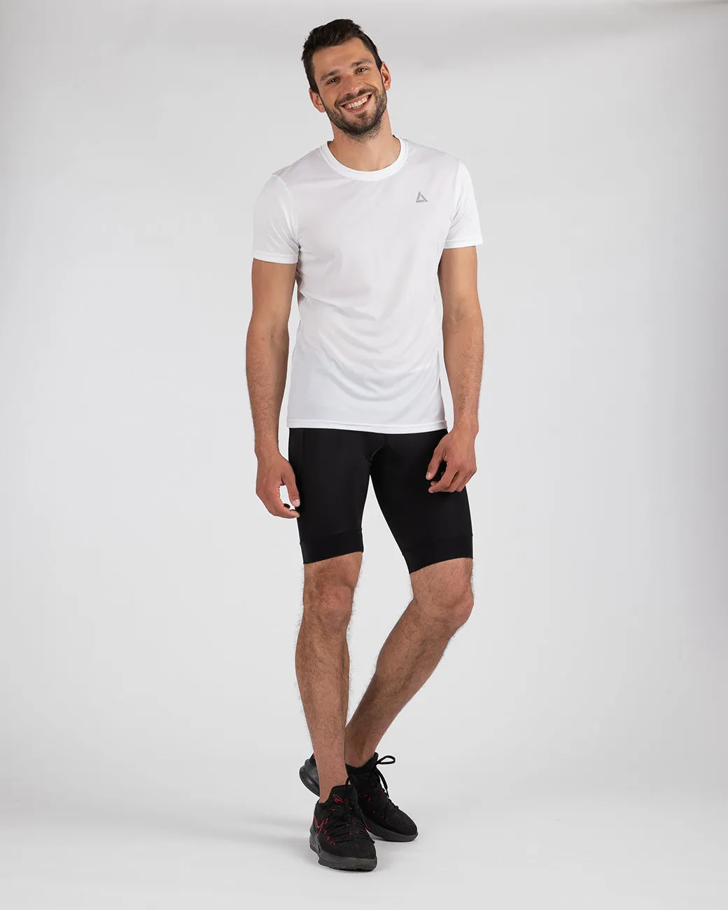 Funktions Laufshirt Kurzarm Comfort Line Weiss