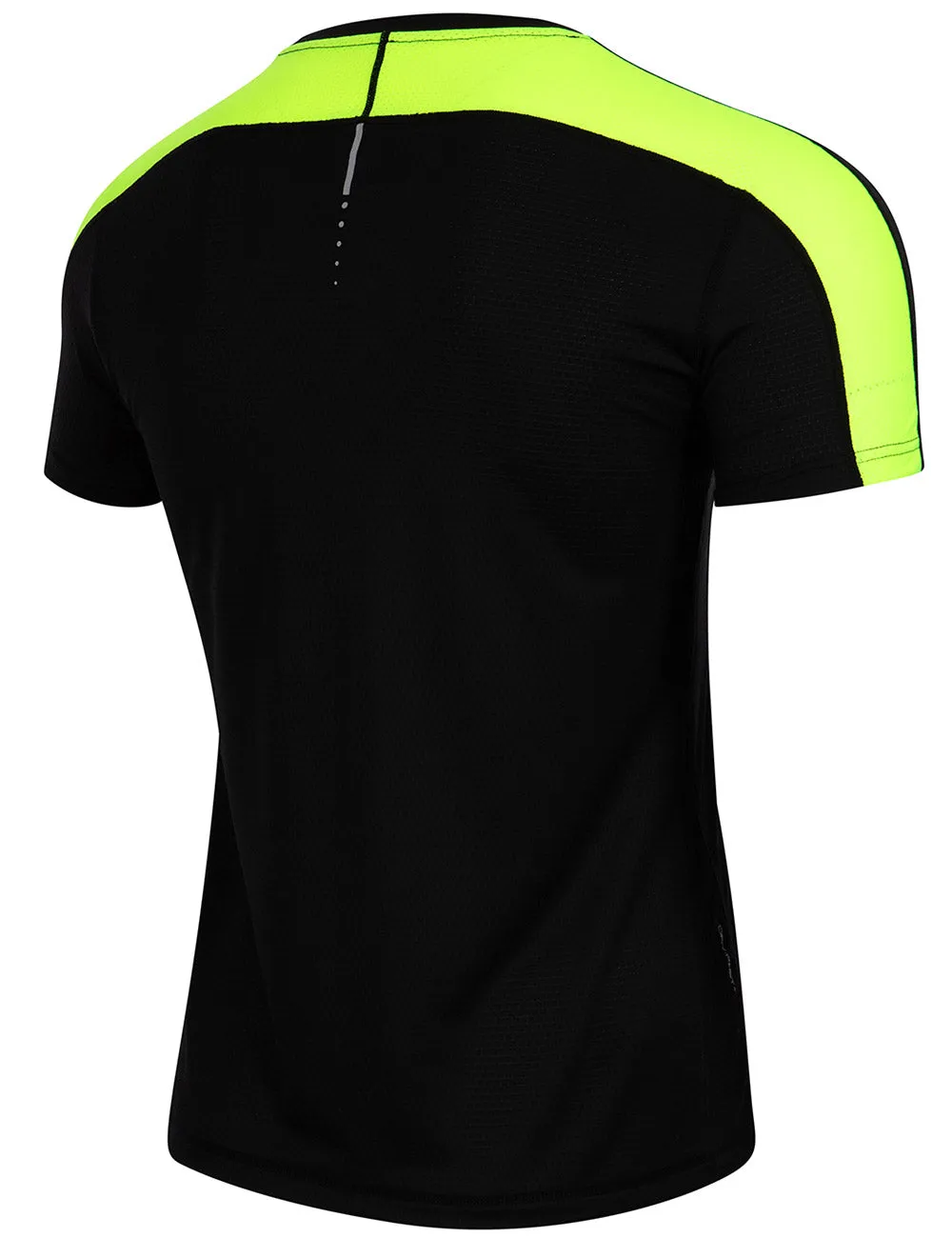 Funktions Laufshirt Kurzarm Pro Line Schwarz Neon