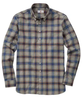 Ganstead Plaid Button-Down Sport Shirt