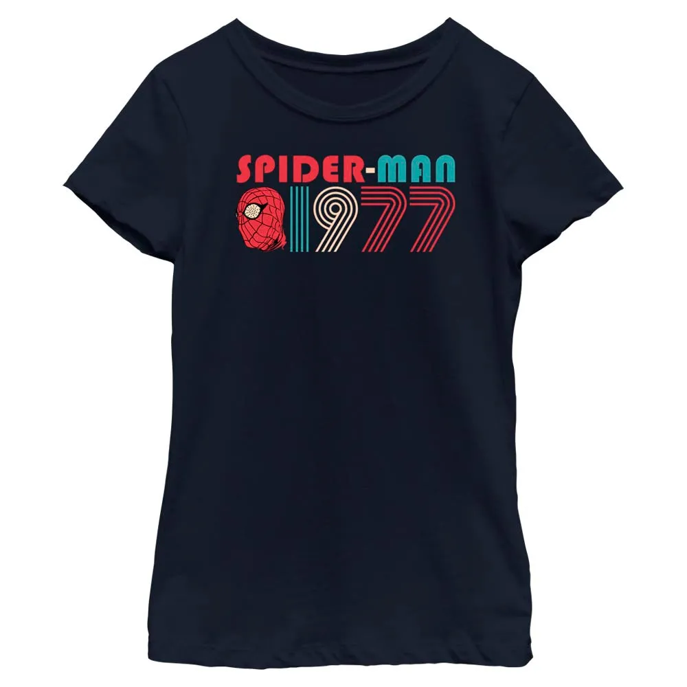 Girl's Marvel Spider-Man Beyond Amazing SPIDERMAN 1977 RETRO T-Shirt