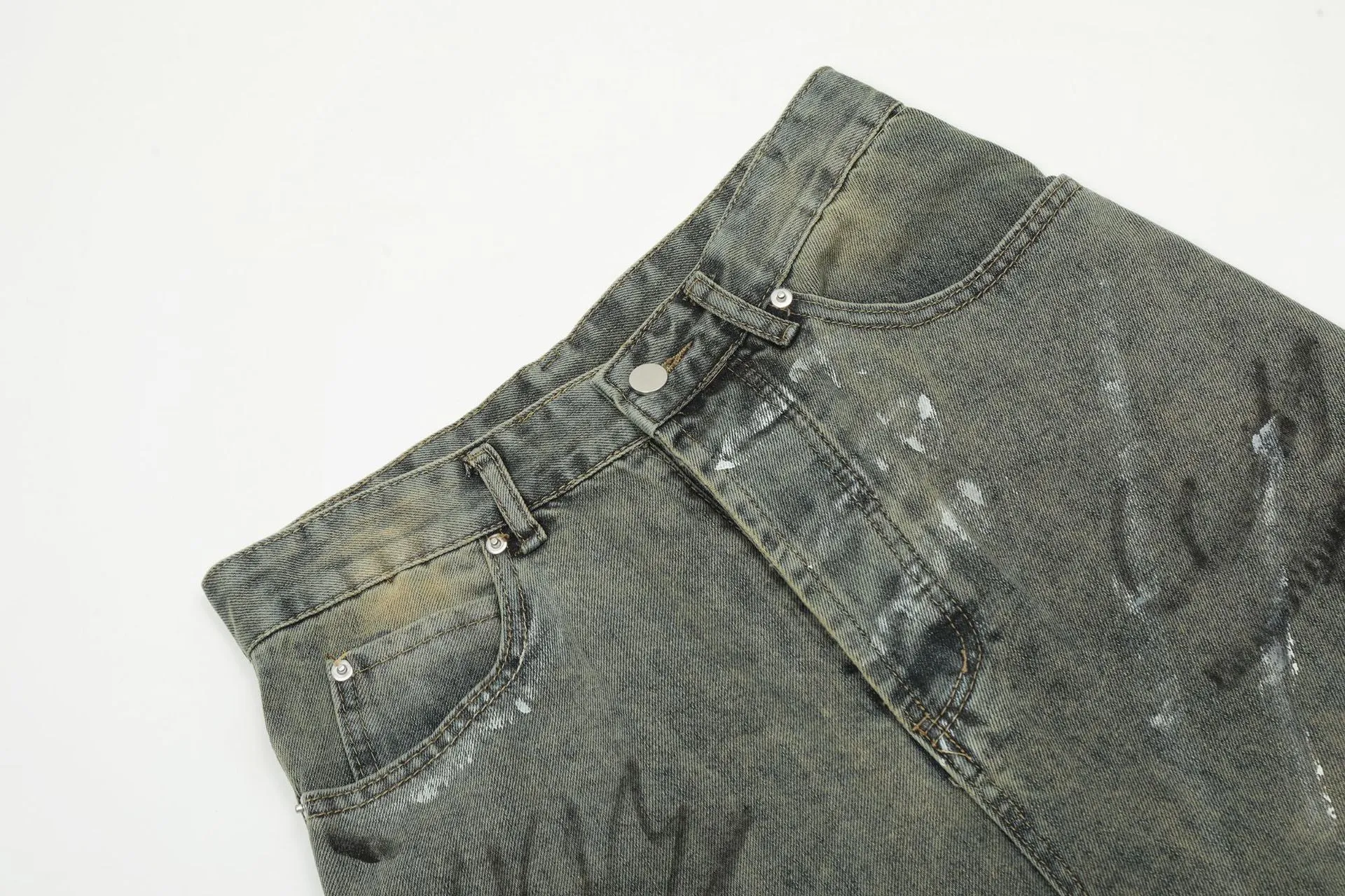 Graffiti | Hand Painted Graffiti Baggy Jeans