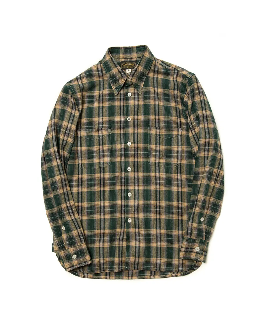 Green Plaid Shirt