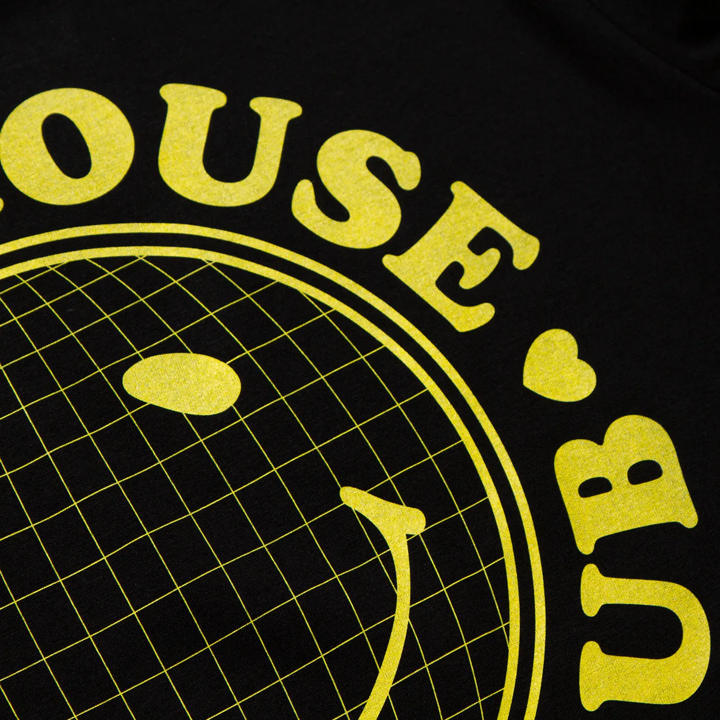 Grid Acid House Lovers Back Print - Tshirt - Black