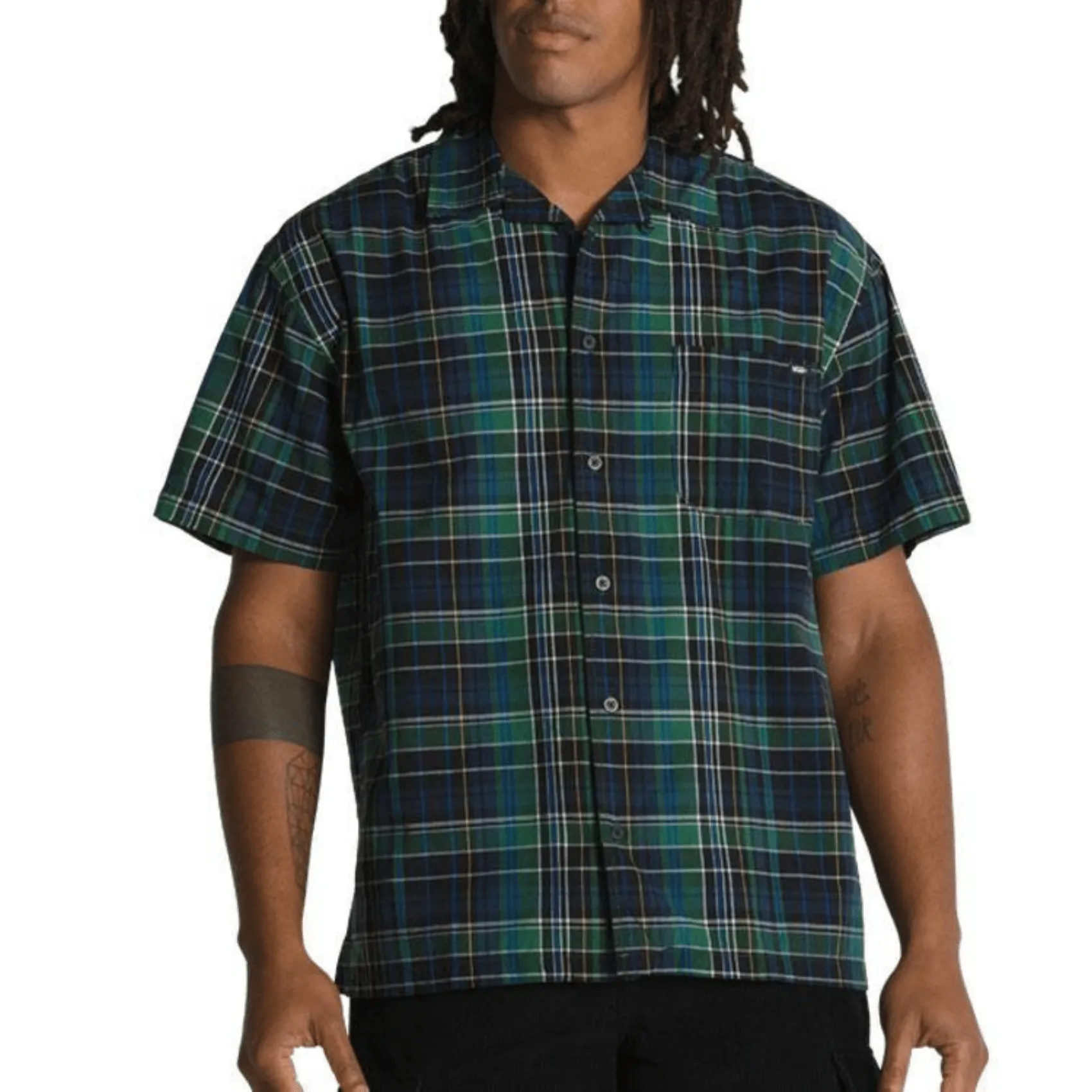 Grisham SS Shirt - Black/Eden