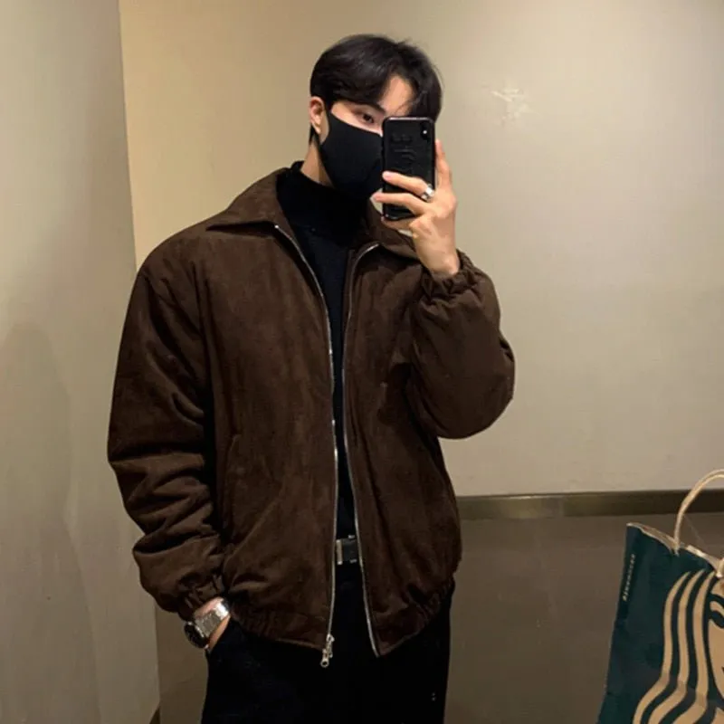 GS No. 49 Suede Puffer Jacket