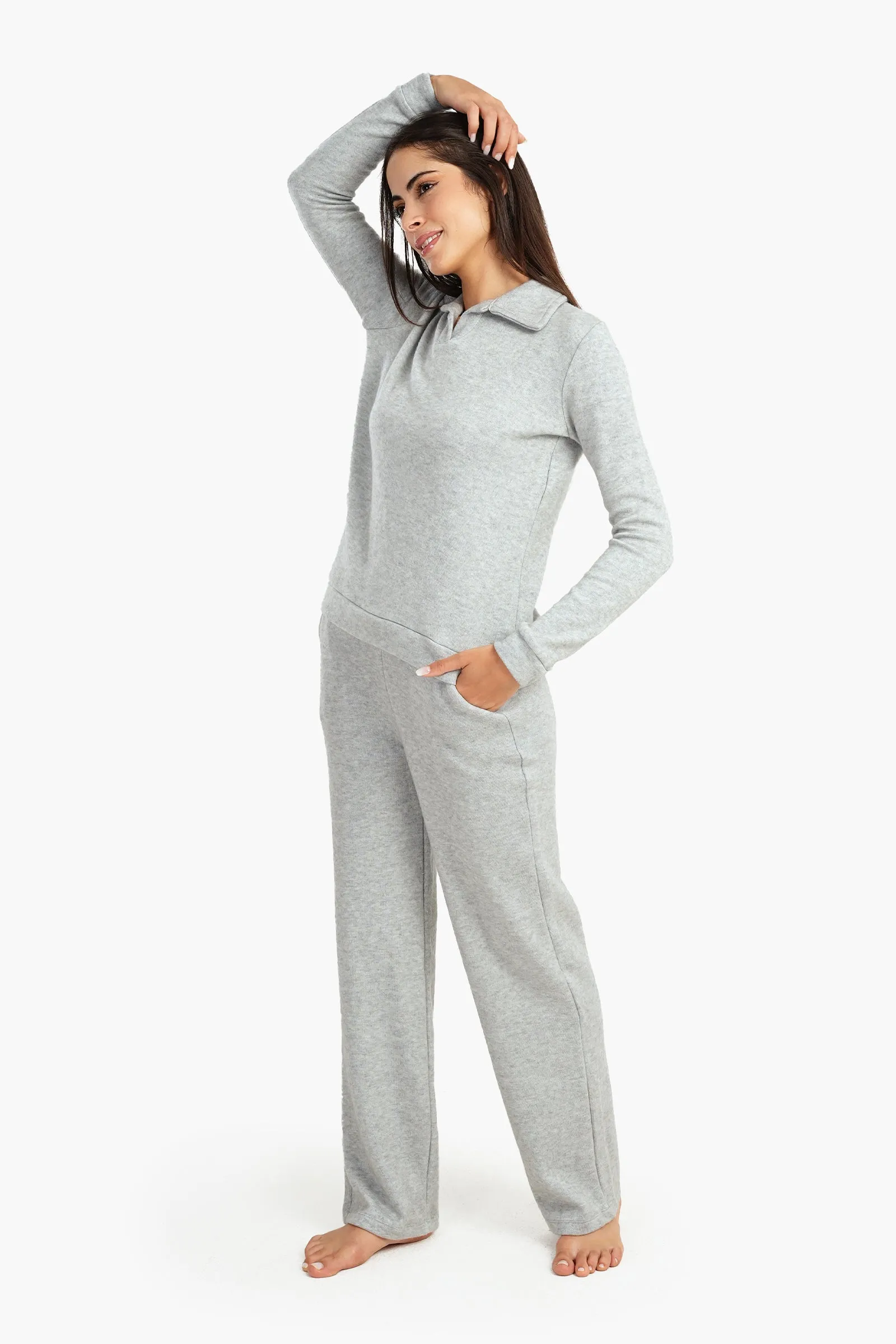 Heather Pattern Pyjama Set