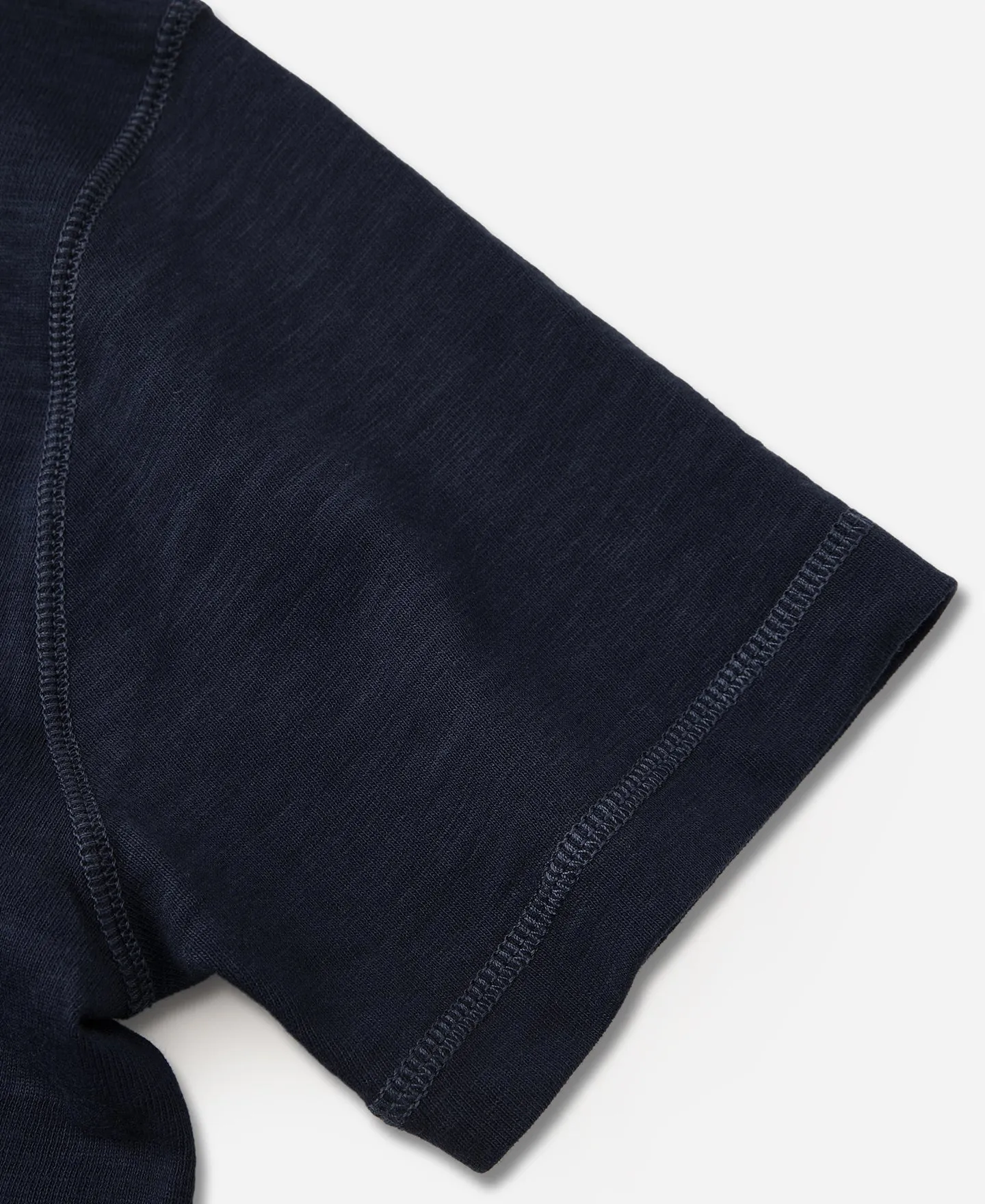 Heavyweight US Cotton Gusset Tubular T-Shirt - Indigo