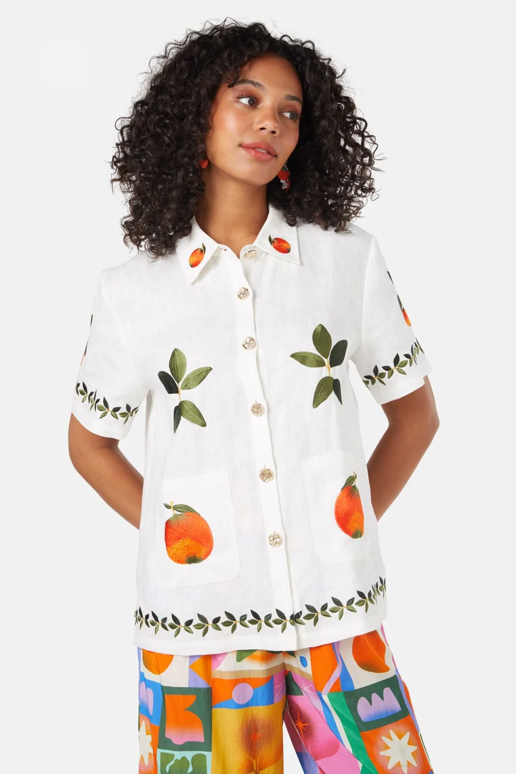 In The Peels Embroidered Shirt