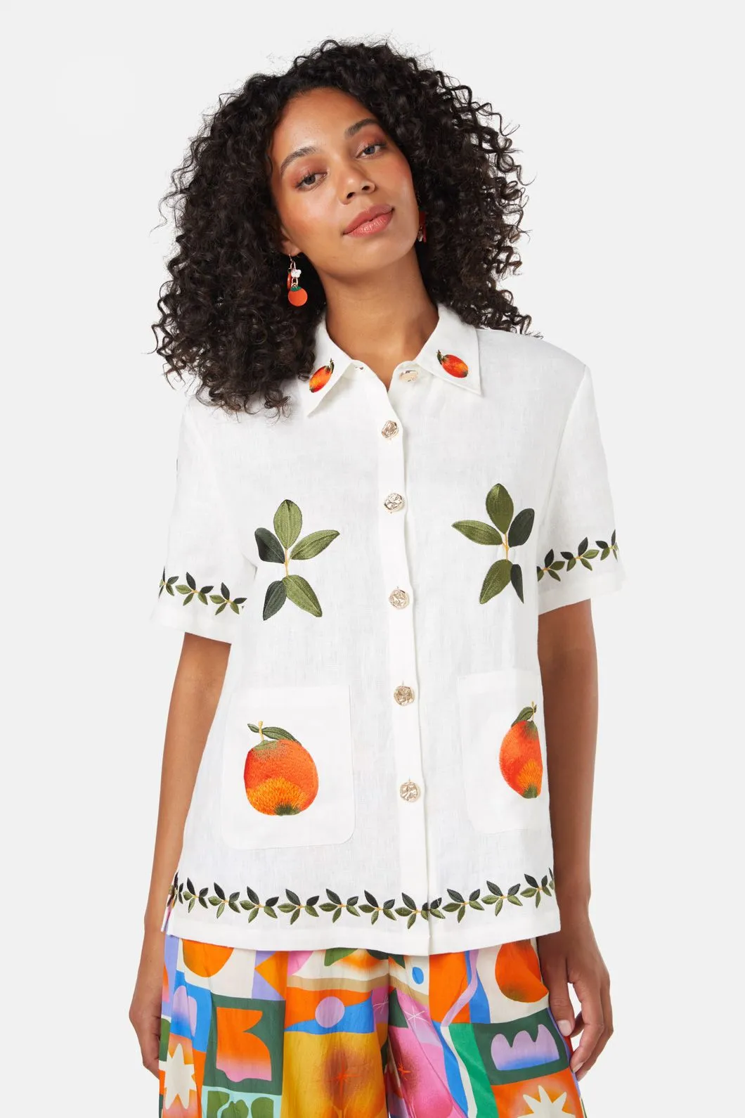 In The Peels Embroidered Shirt