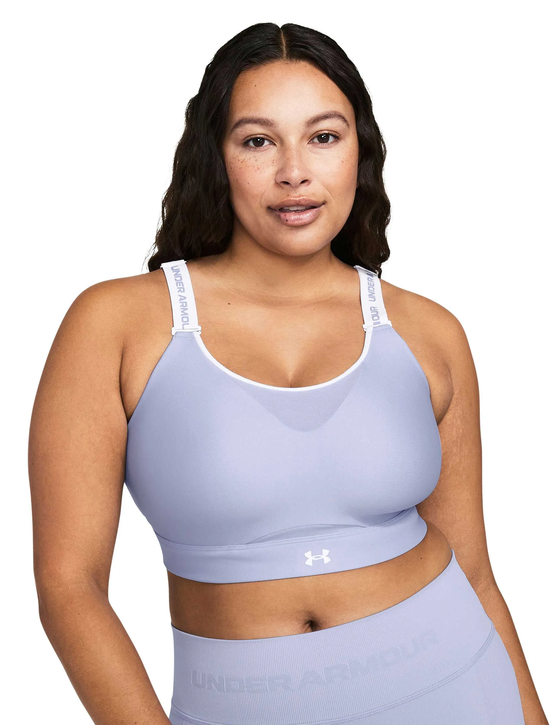 Infinity 2.0 High Sports Bra - Celeste/White