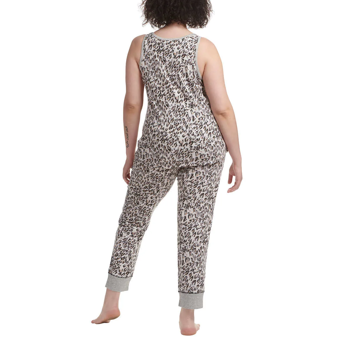 Karen Neuburger Women's 3-Piece Zebra Print Soft Pajama Lounge Set