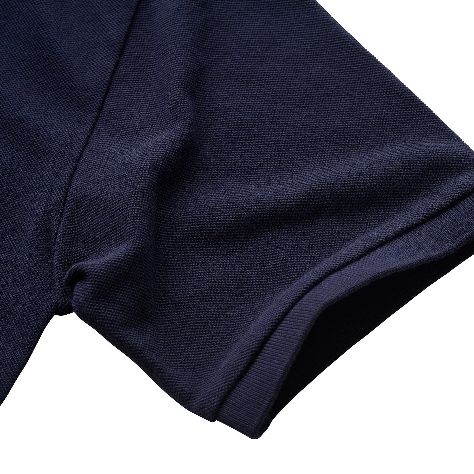 Kenneth Field Riviera Navy Short Sleeve Knitted Piqué Polo Shirt