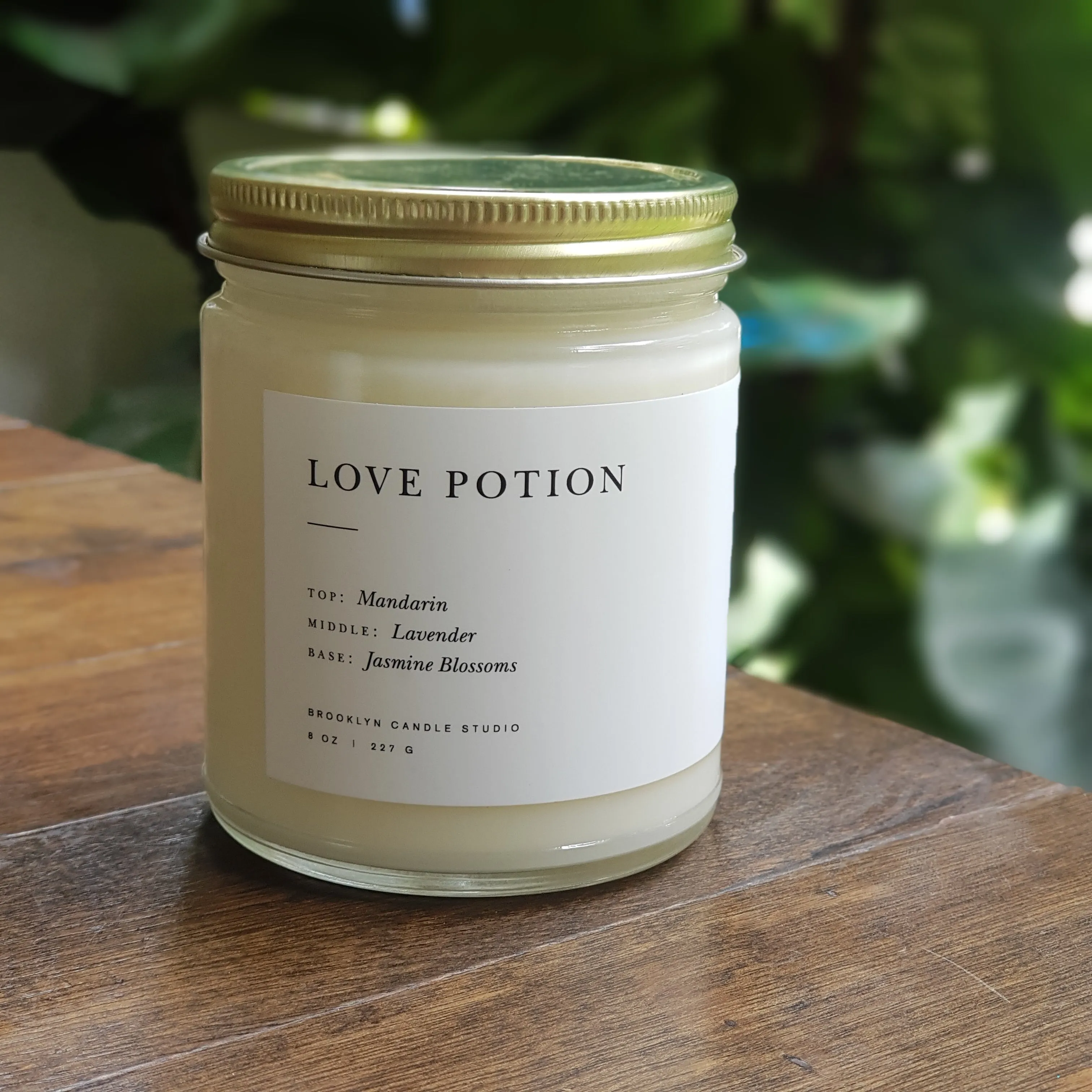 Love Potion Minimalist Candle by Brooklyn Candle Studio