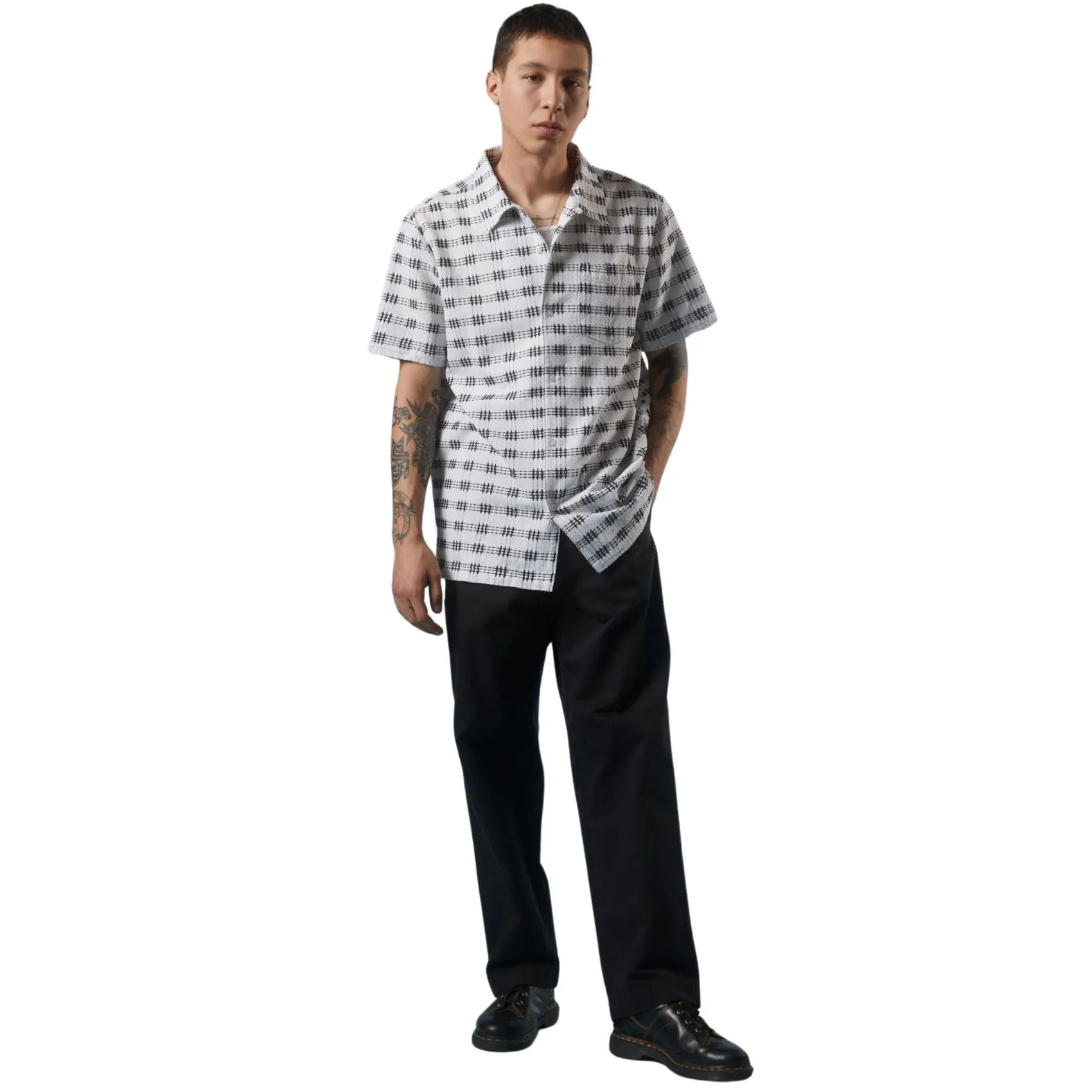 Mambo SS Shirt - White/Black