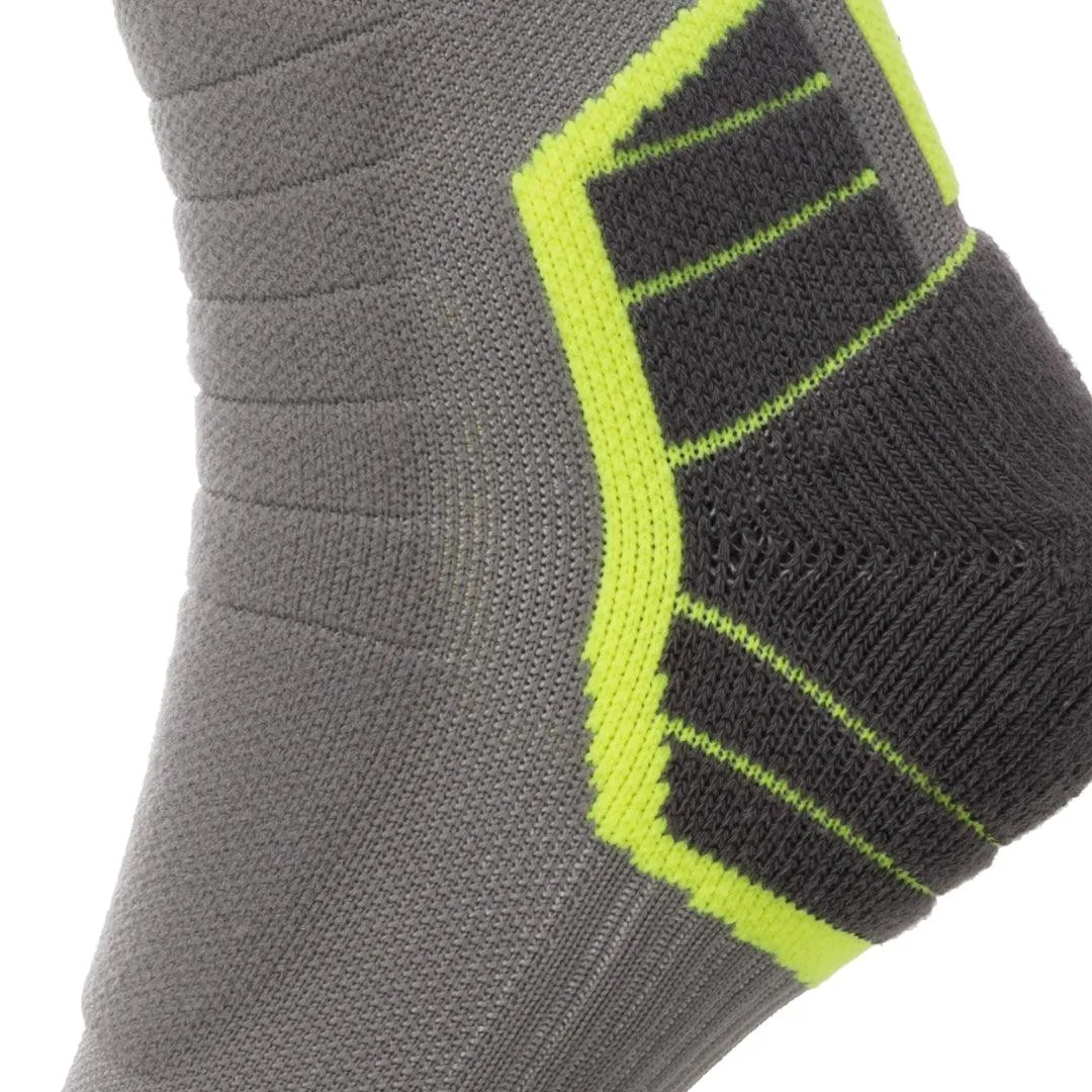 Men's Run Free Running Green knee high socks 2-packs