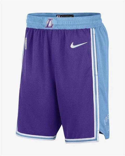 NIKE NBA LA LAKERS CITY EDITION SWINGMAN SHORTS