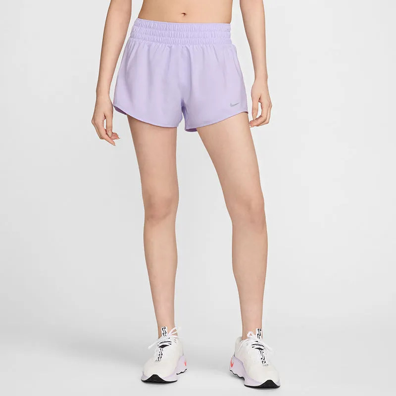 Nike Women's Dri-Fit One Mid-Rise 3" Brief-Lined Shorts