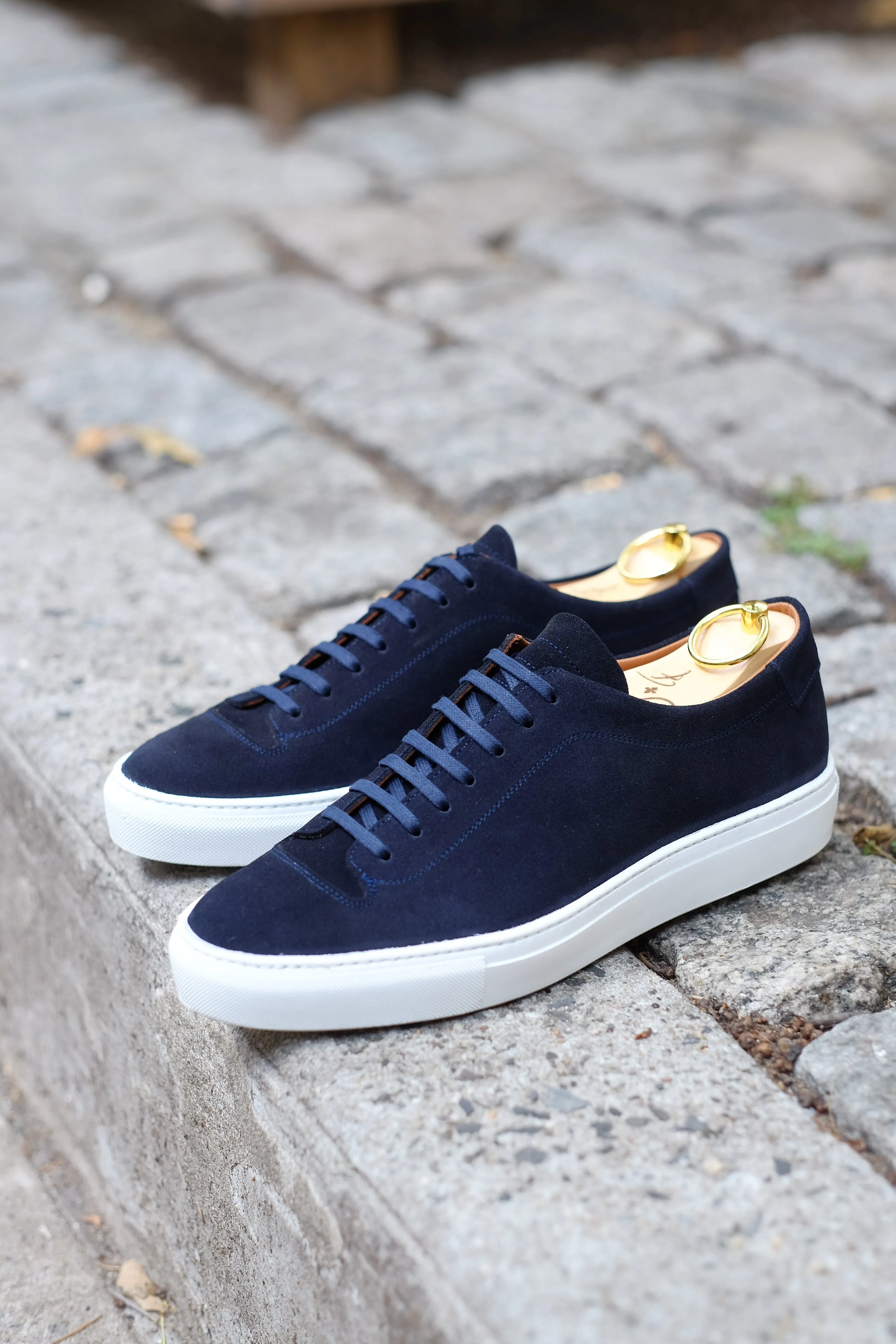 Olympia - Dark Sapphire Suede / White Sole