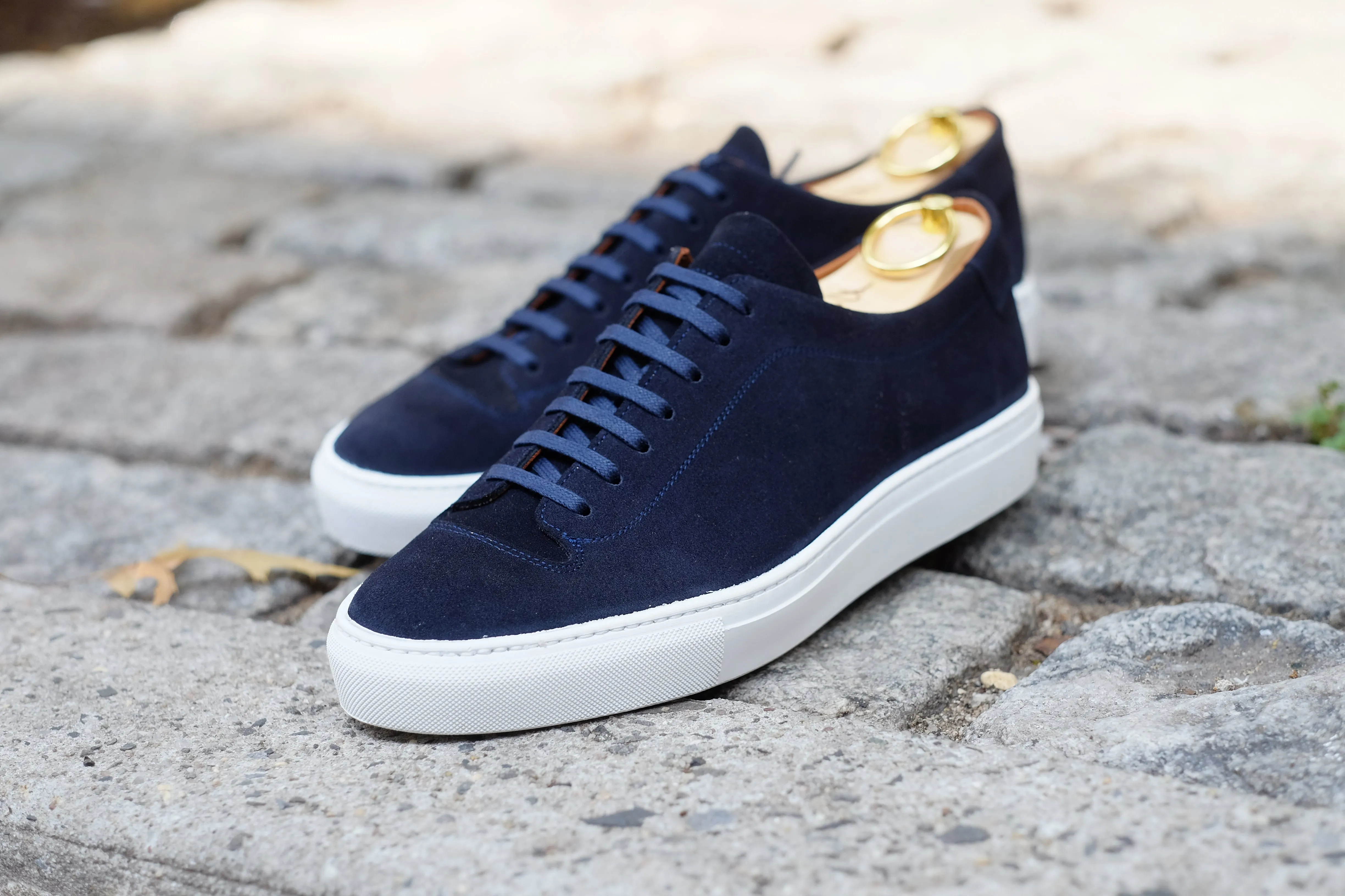 Olympia - Dark Sapphire Suede / White Sole