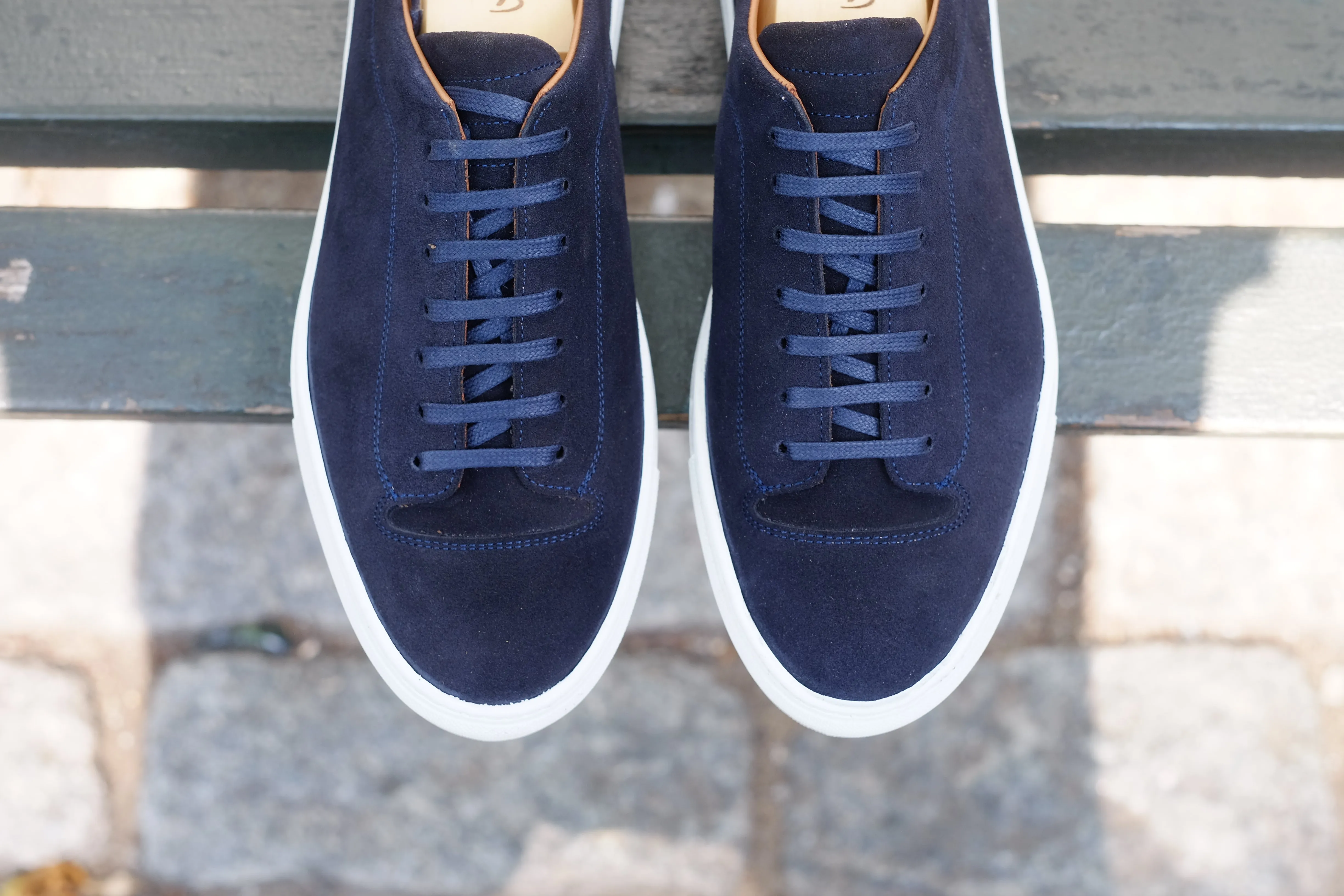 Olympia - Dark Sapphire Suede / White Sole