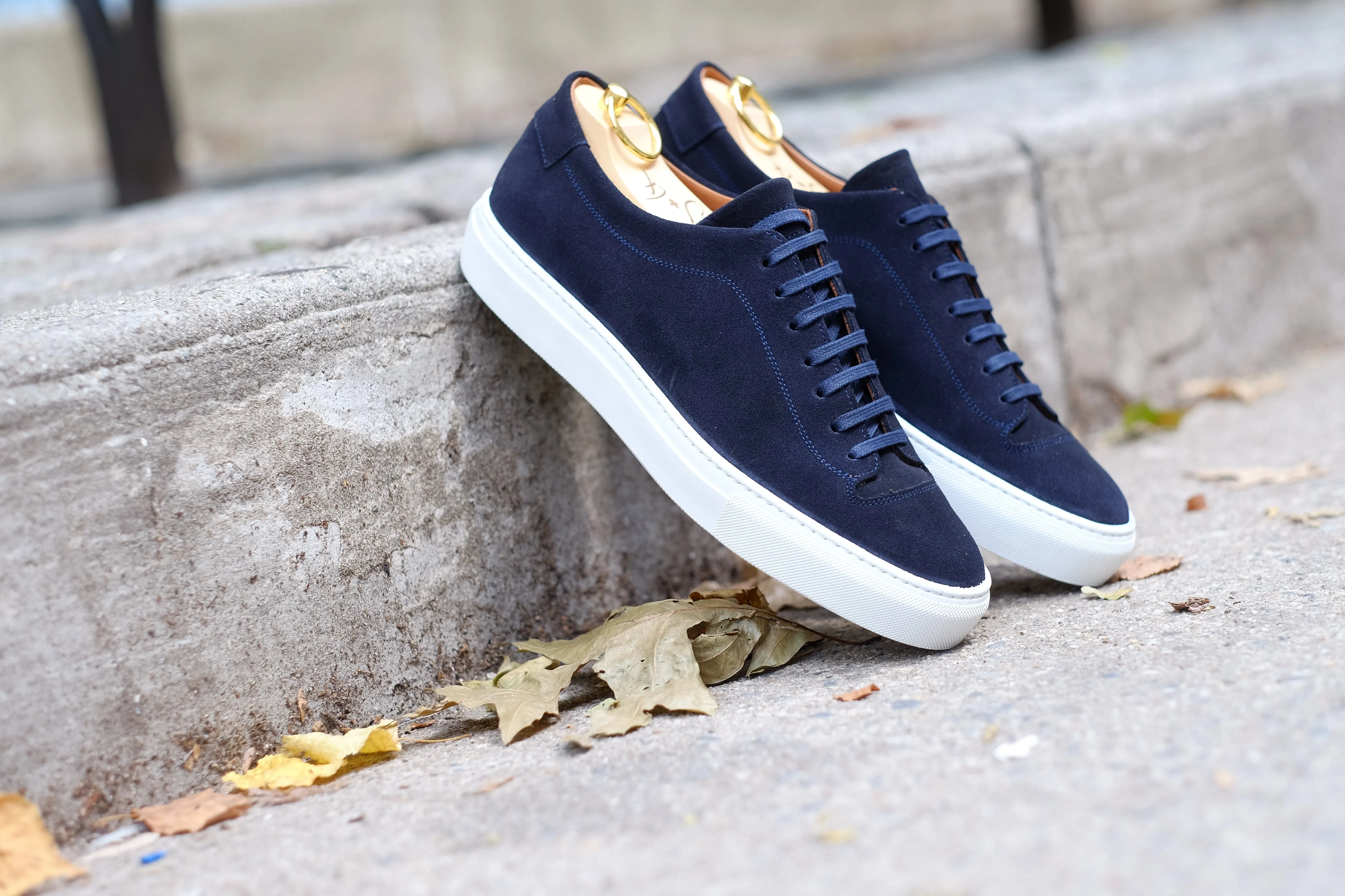 Olympia - Dark Sapphire Suede / White Sole