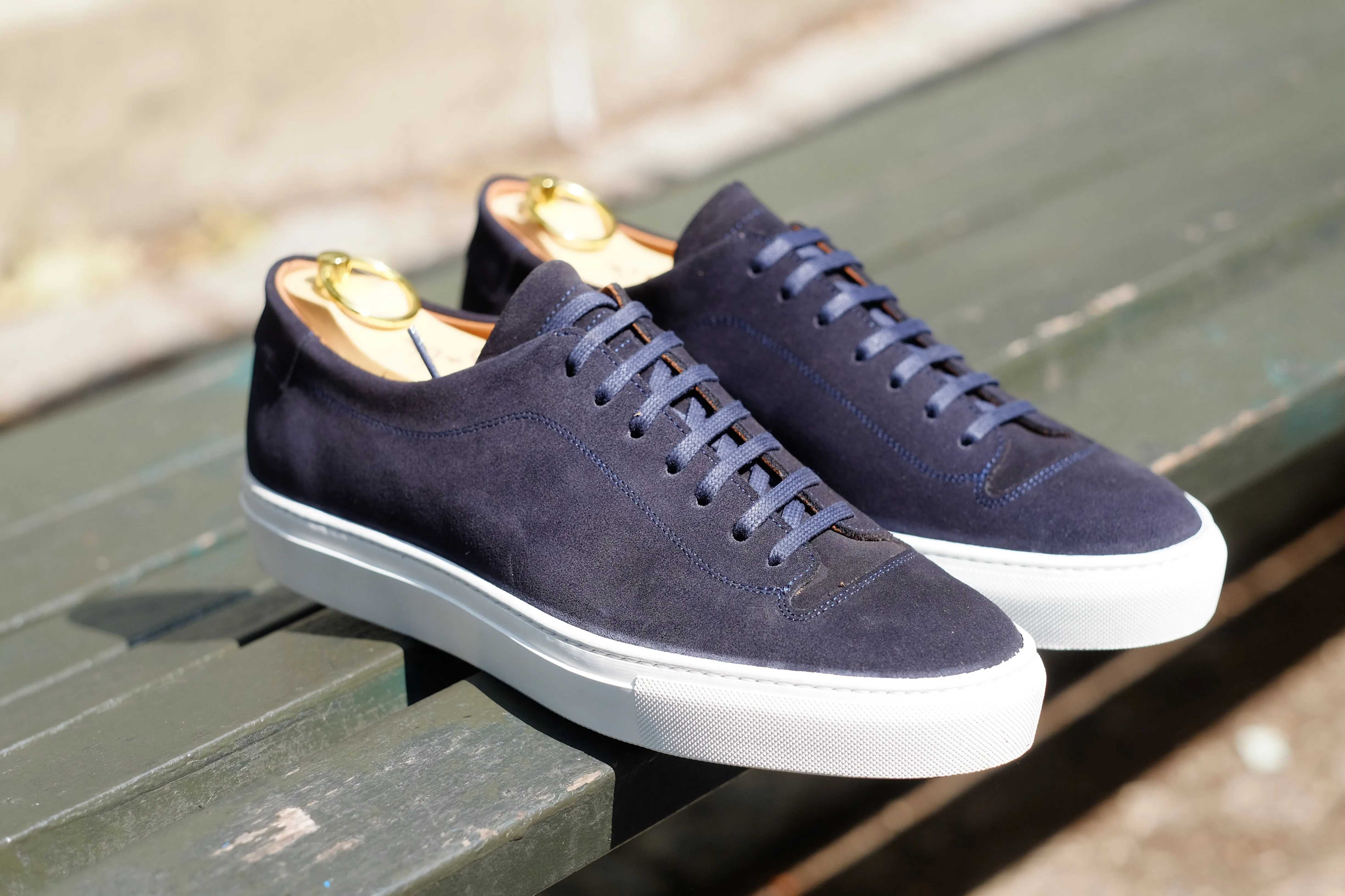 Olympia - Dark Sapphire Suede / White Sole