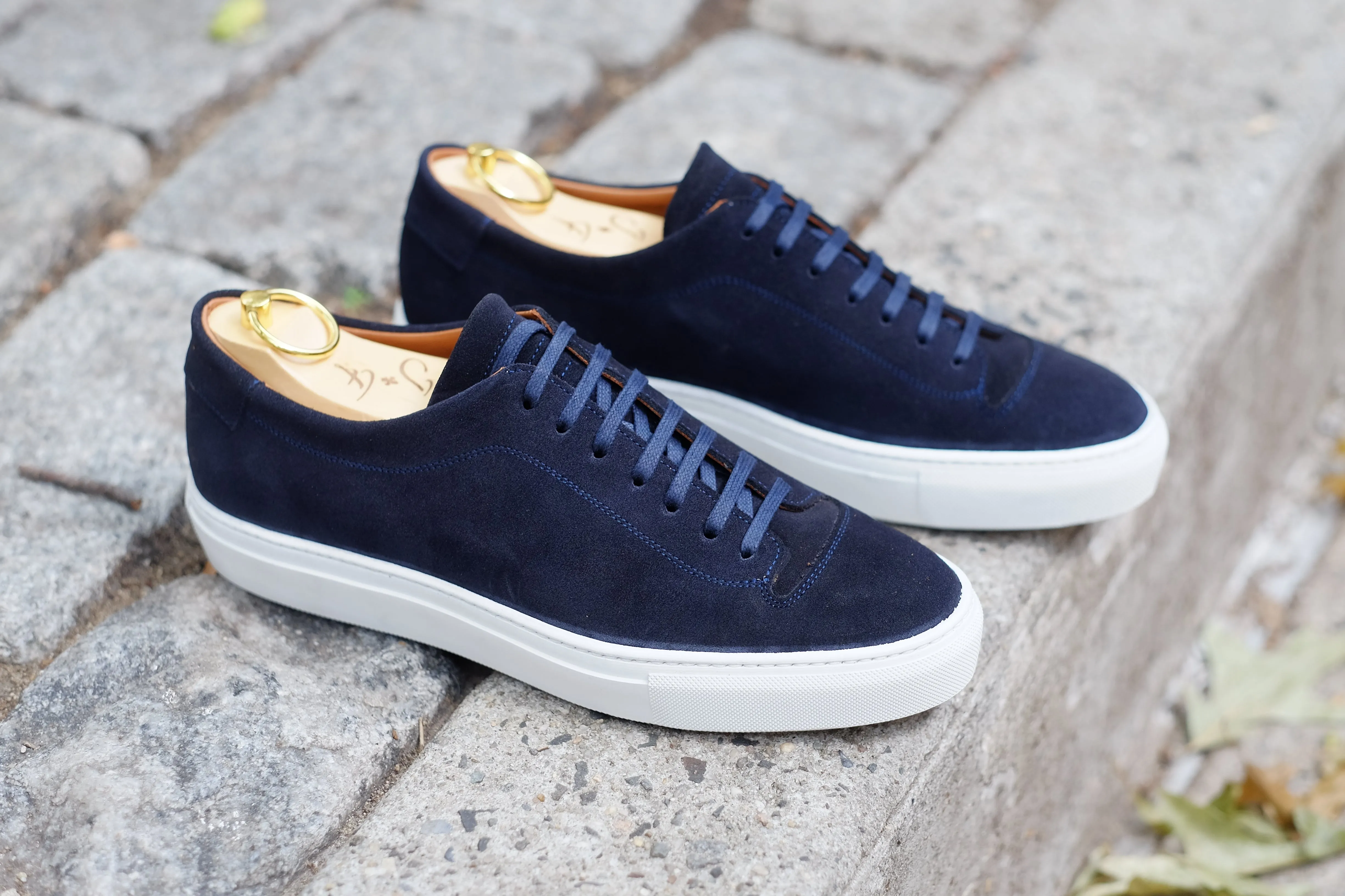 Olympia - Dark Sapphire Suede / White Sole