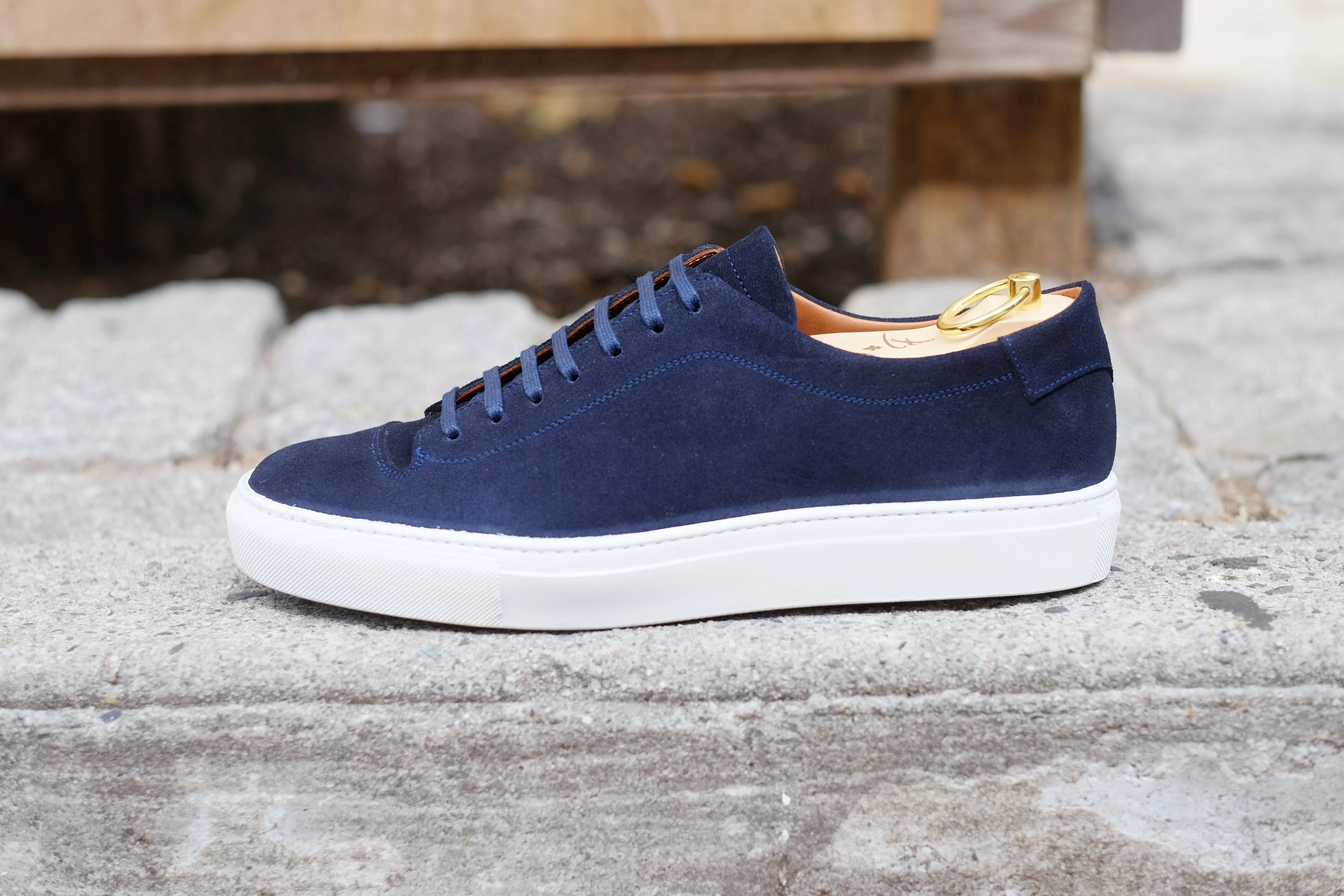 Olympia - Dark Sapphire Suede / White Sole