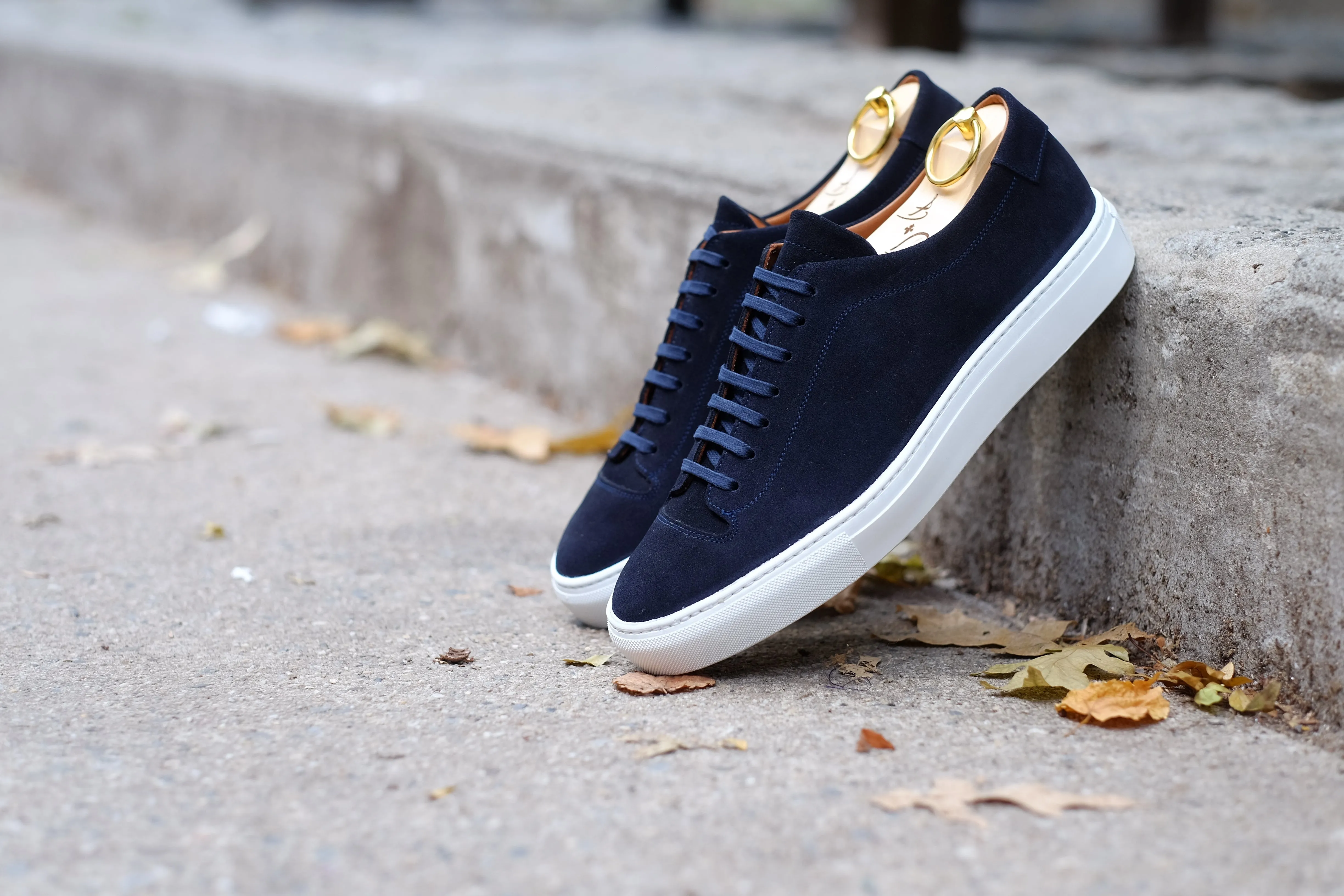 Olympia - Dark Sapphire Suede / White Sole