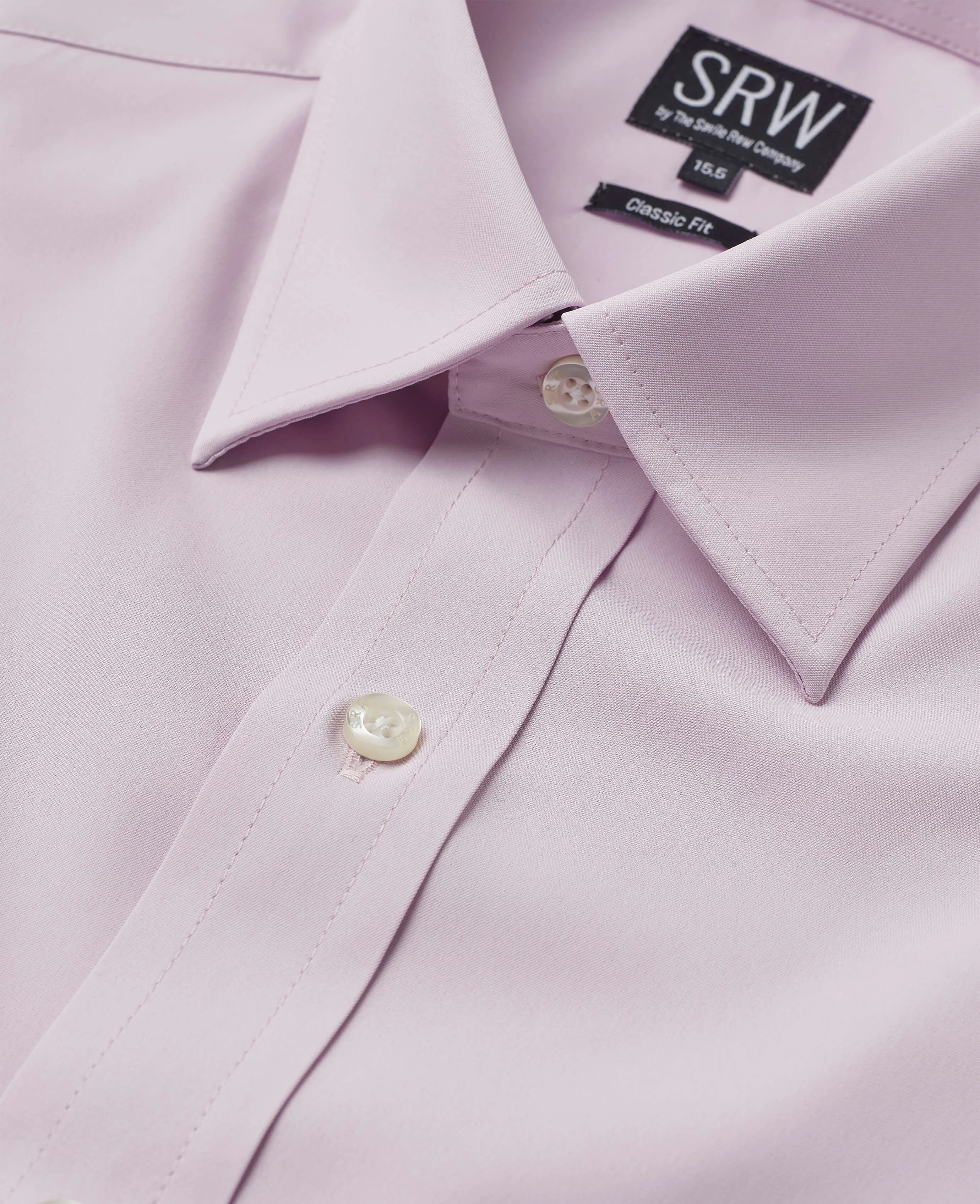 Pale Pink Classic Fit Sweat Wicking Formal Shirt