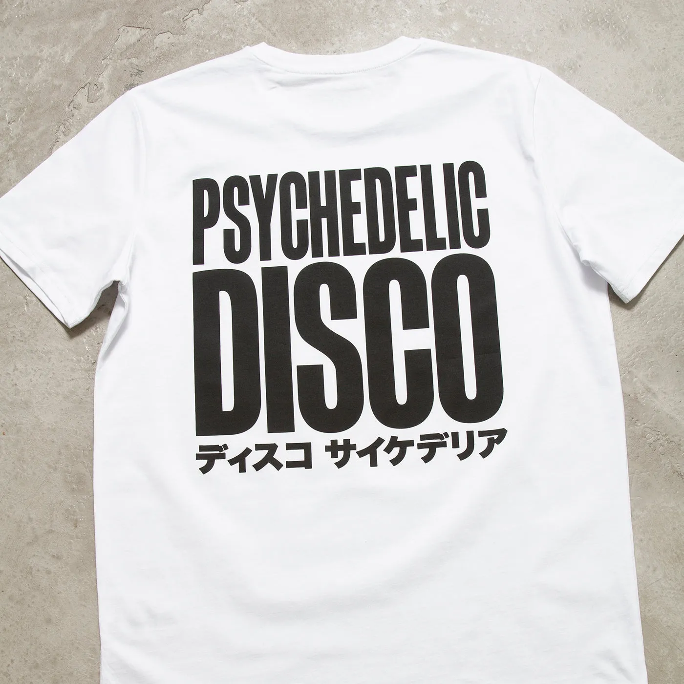 PD Big Psychedelic Disco Back Print - Oversized Tshirt - White