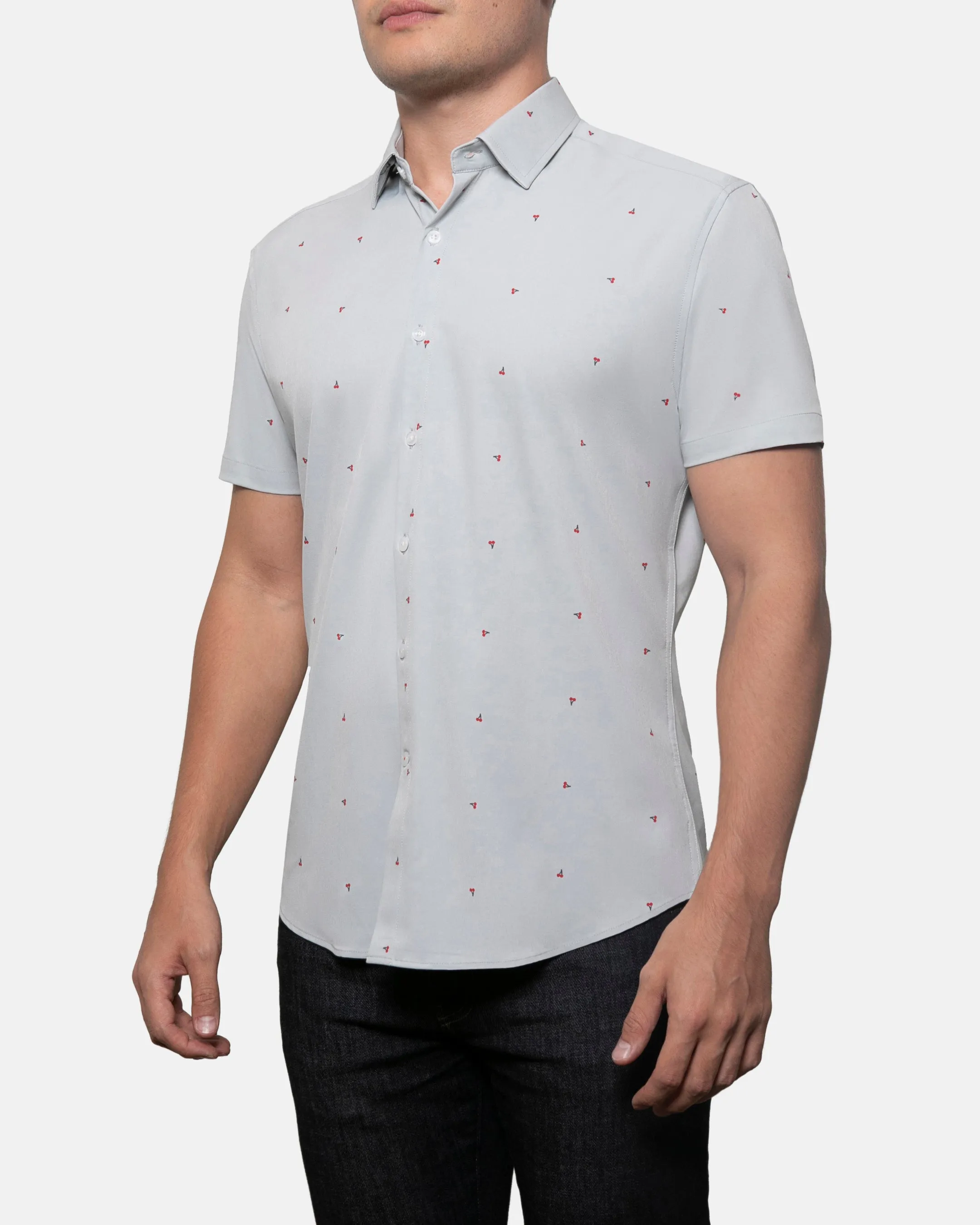 Performance Short Sleeve Button Up