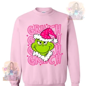 Pink Green Guy Pink Sweatshirt