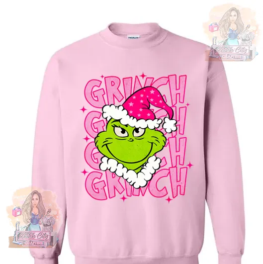 Pink Green Guy Pink Sweatshirt