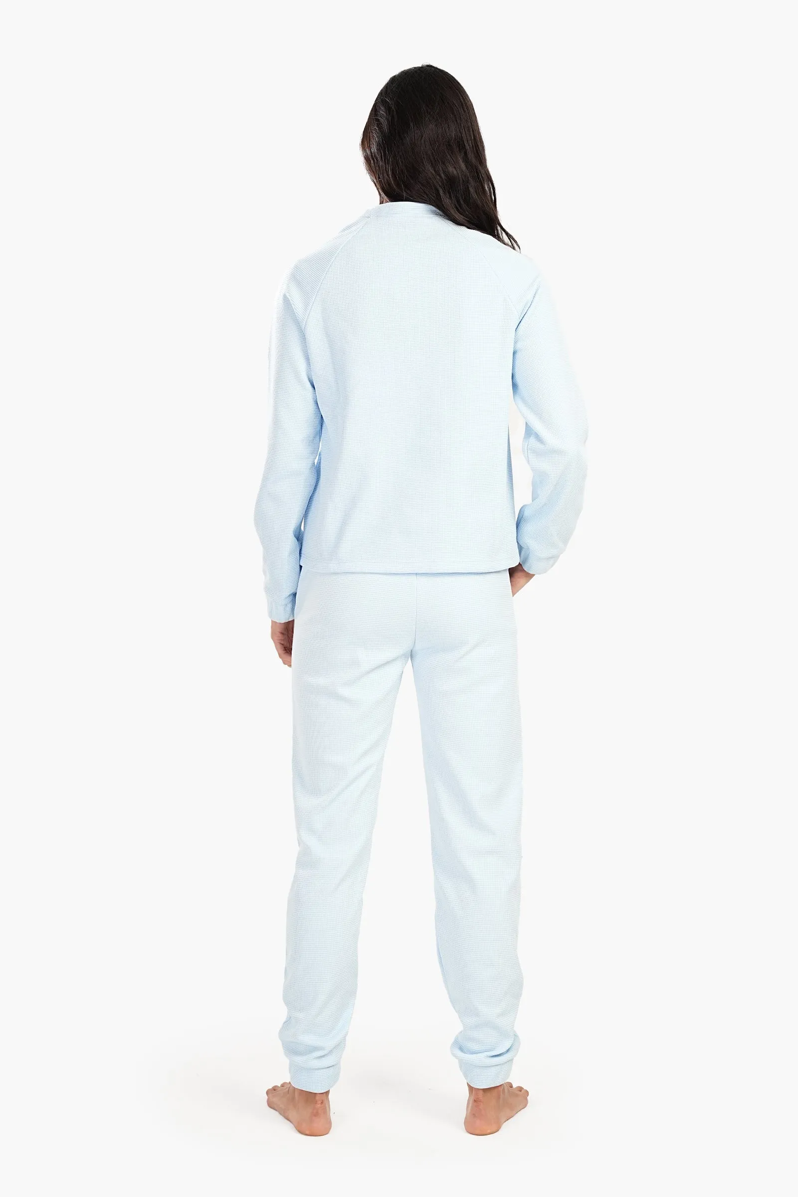 Pyjama Set with Button Closure