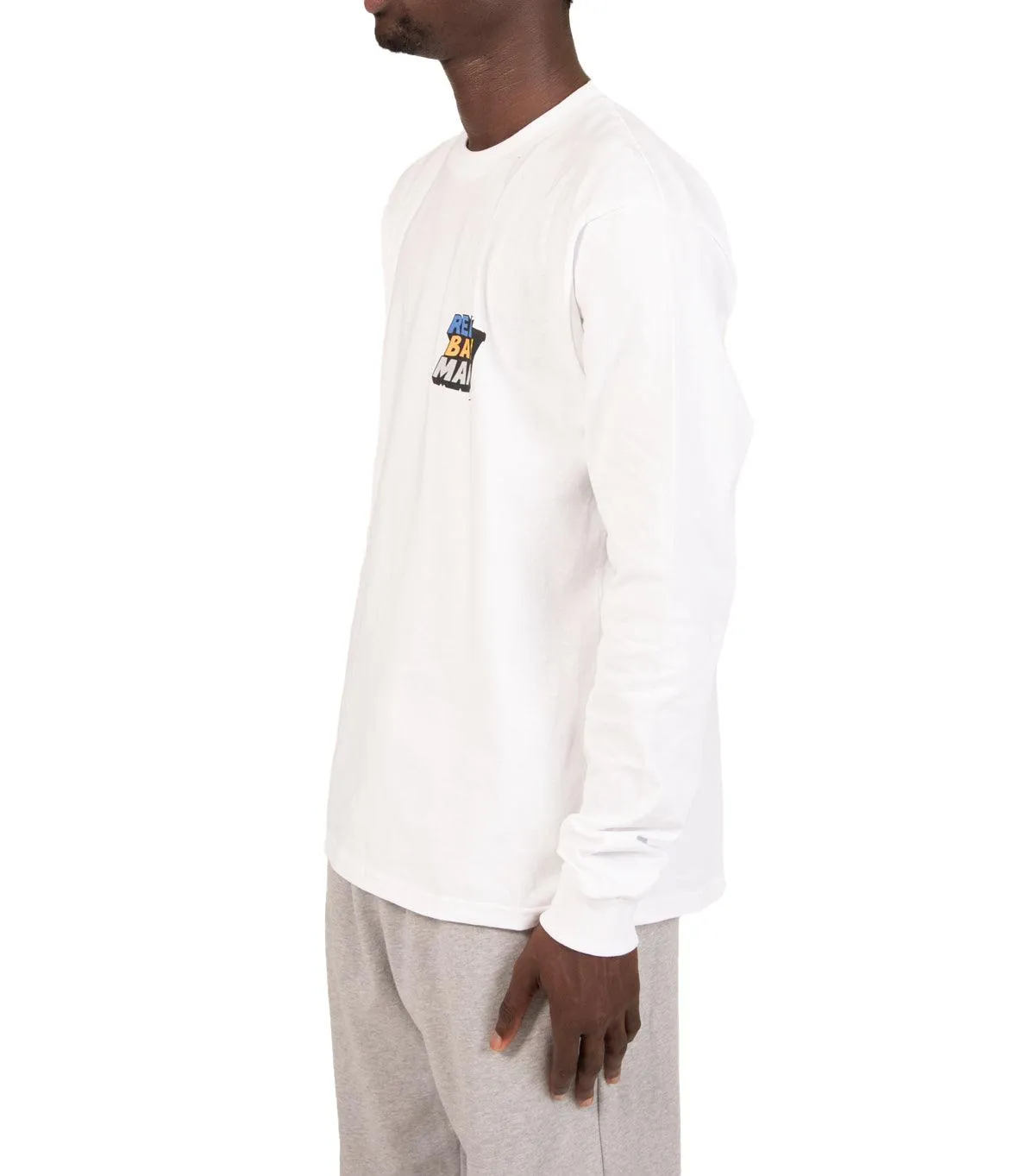 Real Bad Man Volume 9 Logo Long Sleeve T-Shirt White