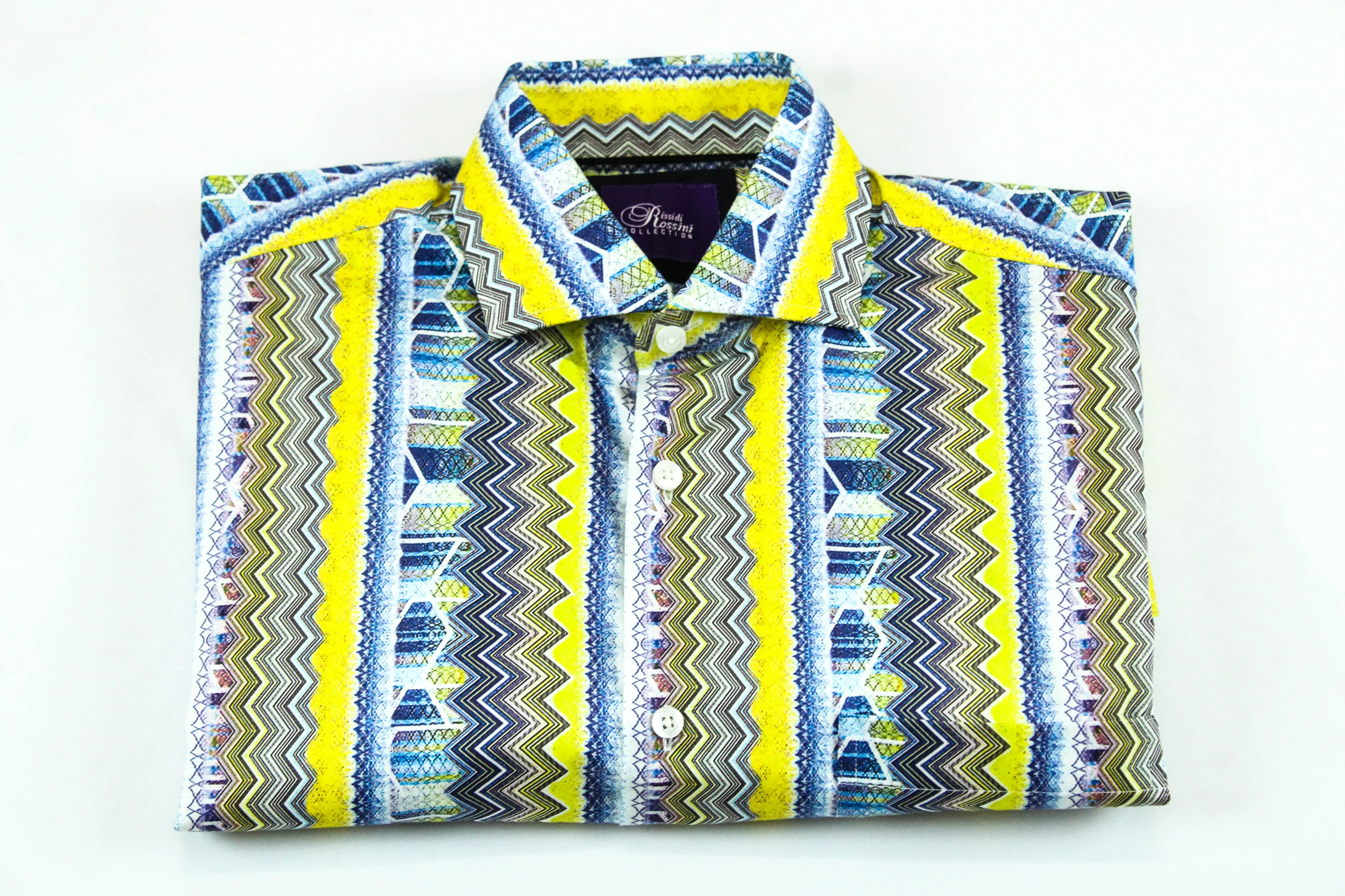 ROSSINI LS Traditional Pattern Shirt