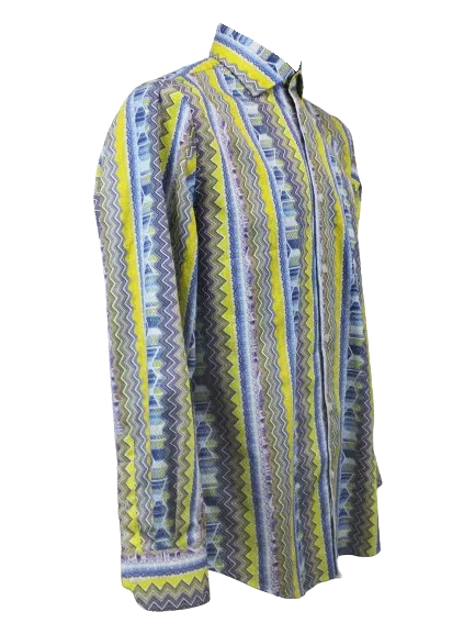 ROSSINI LS Traditional Pattern Shirt