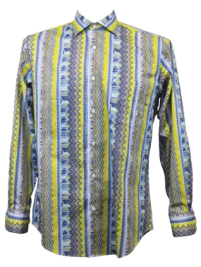 ROSSINI LS Traditional Pattern Shirt