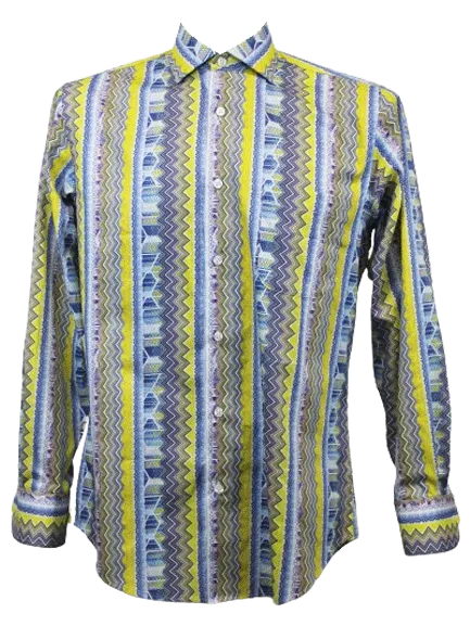 ROSSINI LS Traditional Pattern Shirt