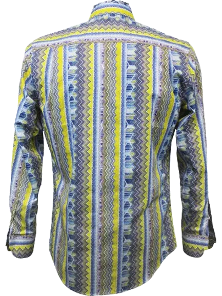 ROSSINI LS Traditional Pattern Shirt