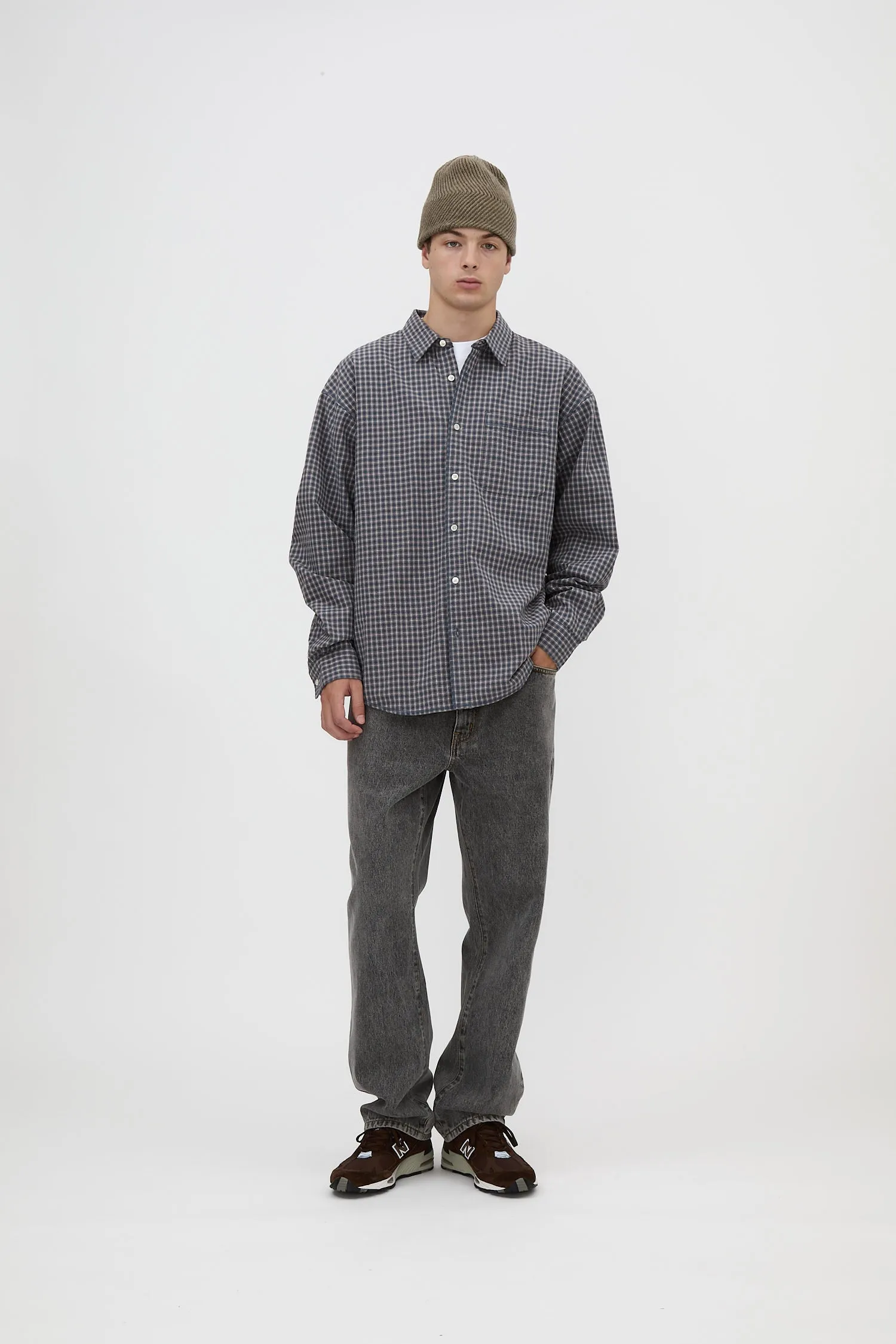 Seam Shirt - Blue Check