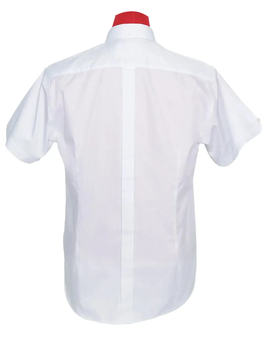 Short Sleeve Shirt | 60S Mod Style White Color Shirt For Man