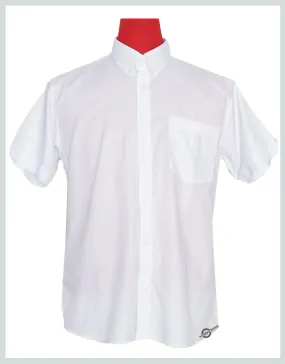 Short Sleeve Shirt | 60S Mod Style White Color Shirt For Man