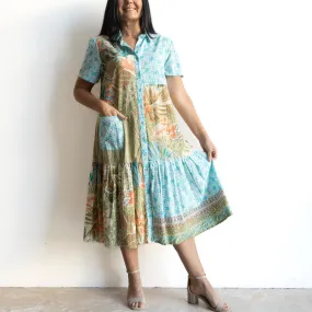 Short Sleeve Shirt Dress by Orientique Australia - Algarve - 20007